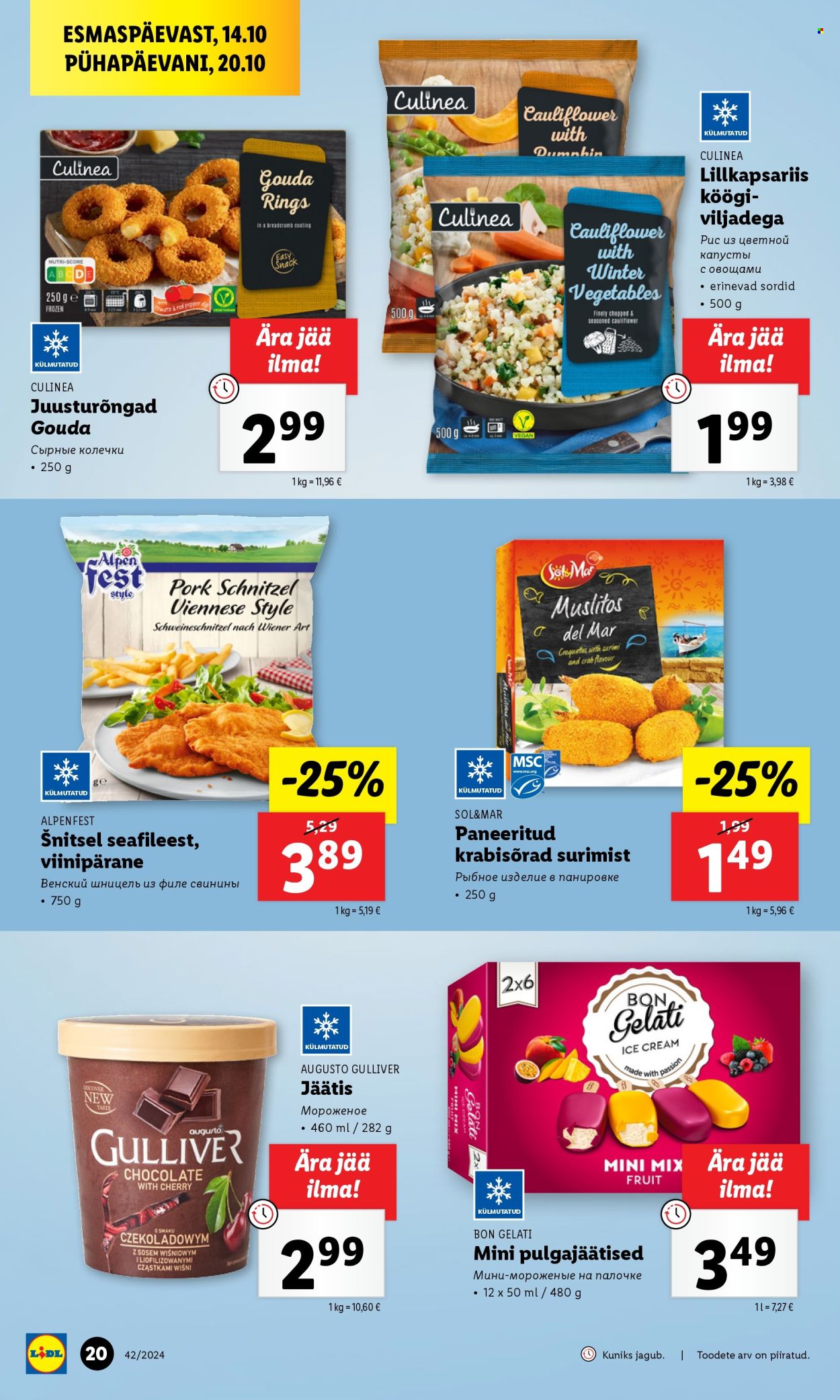 Lidl kliendileht - 17.10.2024 - 20.10.2024. Lehekülg 20