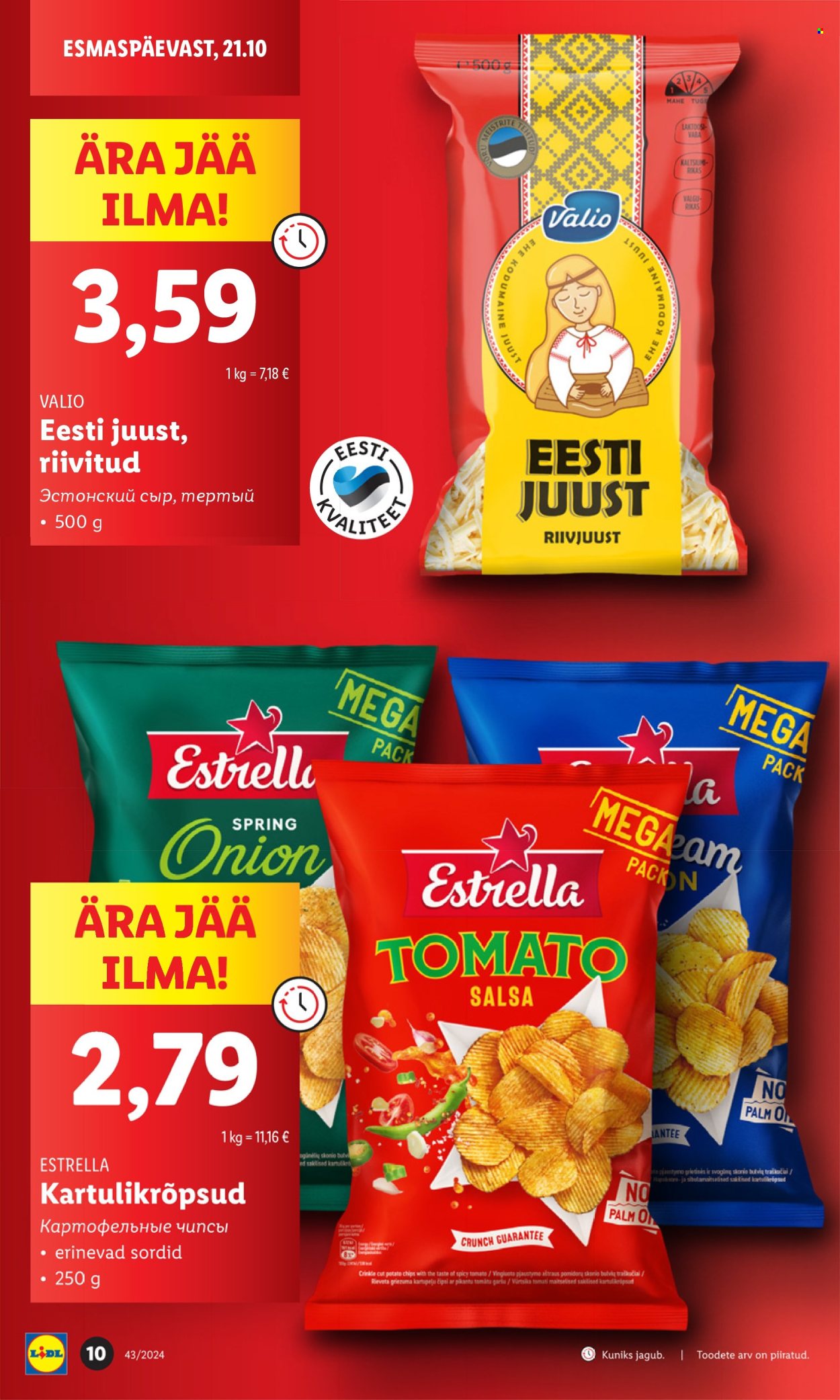 Lidl kliendileht - 21.10.2024 - 27.10.2024. Lehekülg 10