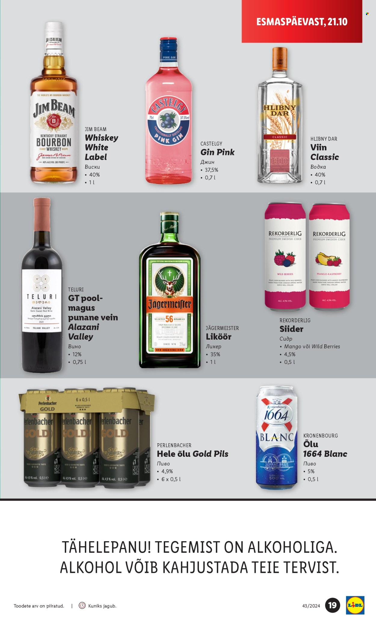 Lidl kliendileht - 21.10.2024 - 27.10.2024. Lehekülg 19