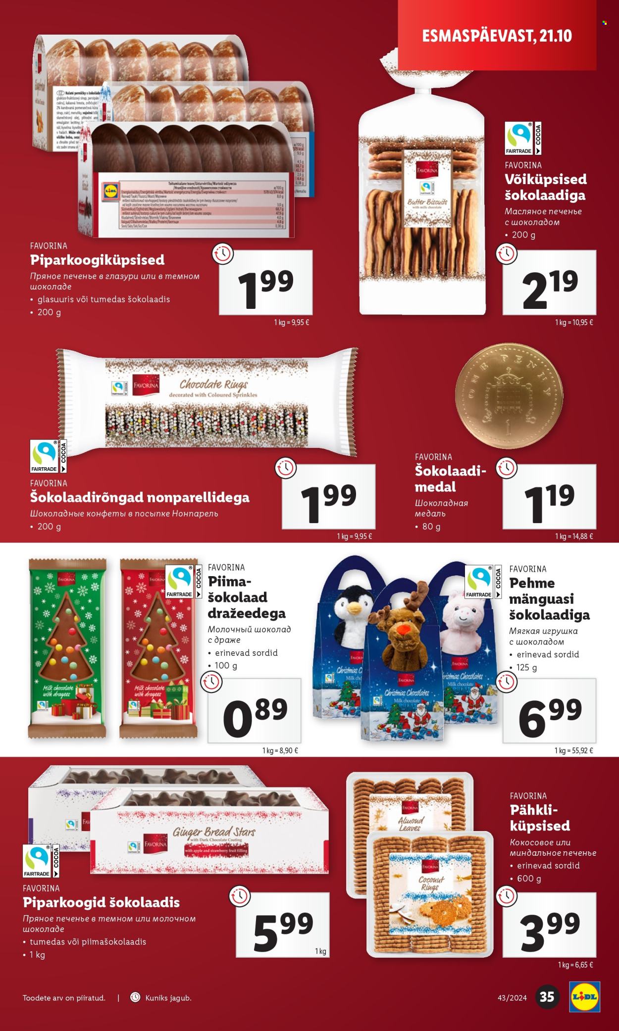 Lidl kliendileht - 21.10.2024 - 27.10.2024. Lehekülg 35