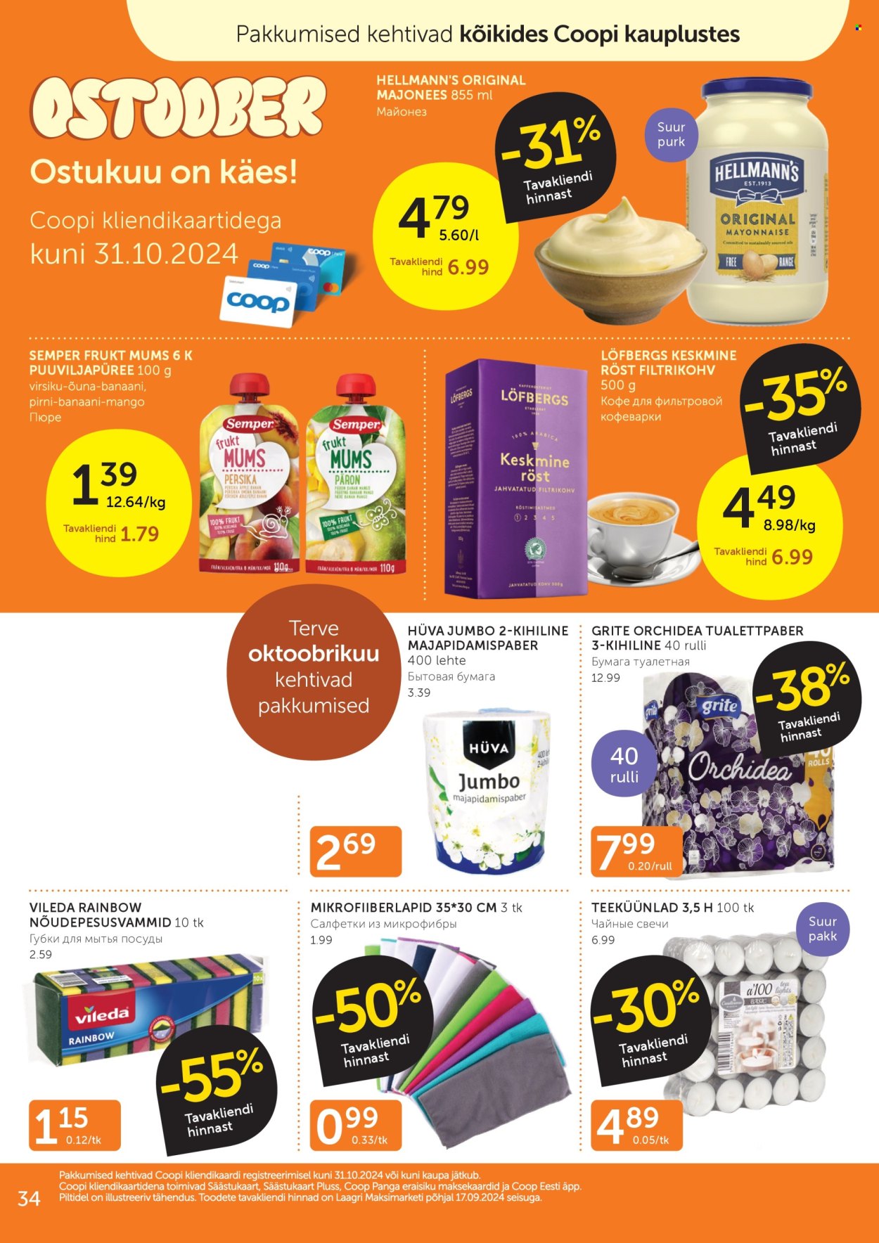 Coop kliendileht - 22.10.2024 - 28.10.2024. Lehekülg 34