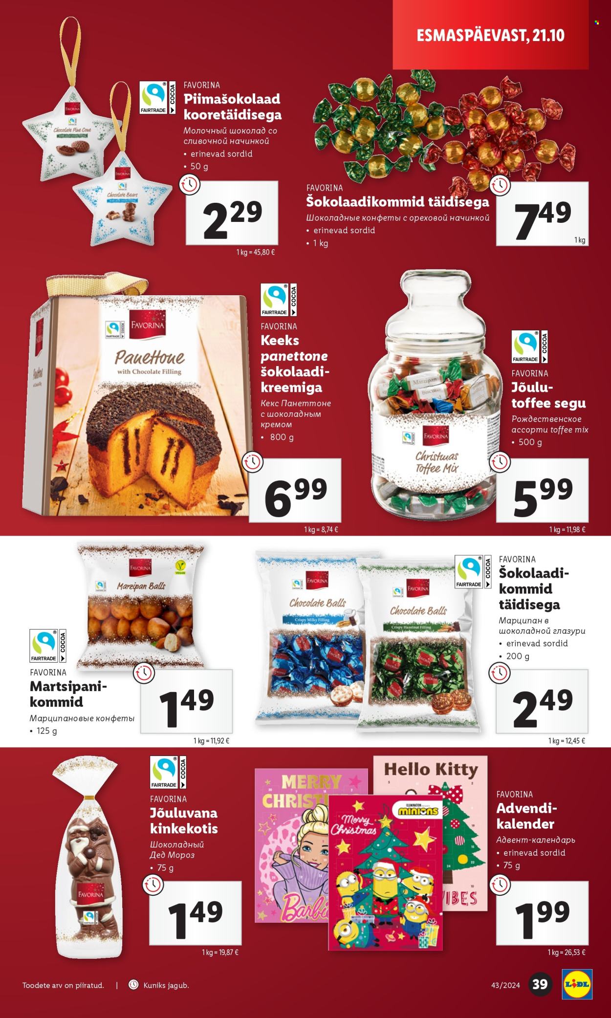 Lidl kliendileht - 24.10.2024 - 27.10.2024. Lehekülg 39