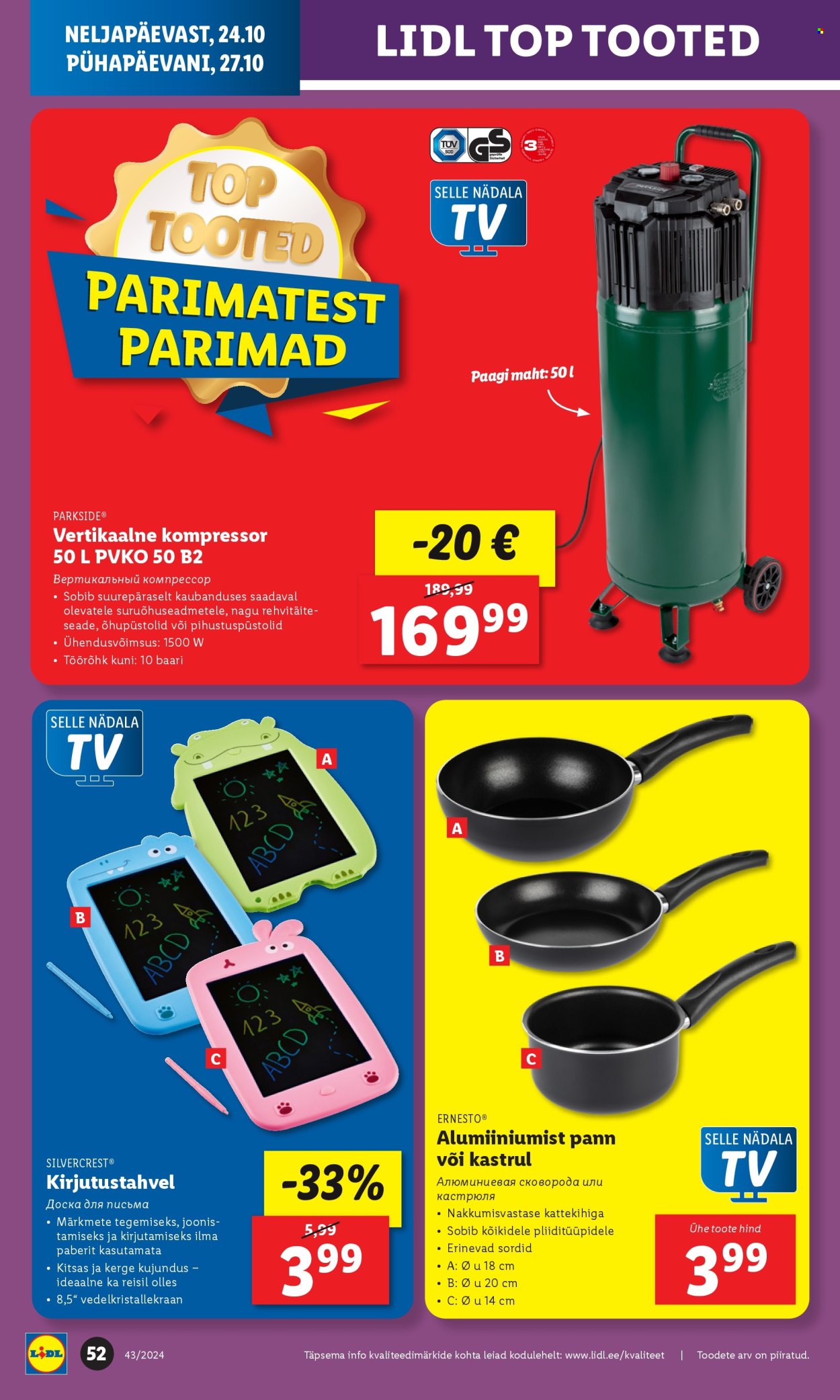 Lidl kliendileht - 24.10.2024 - 27.10.2024. Lehekülg 52