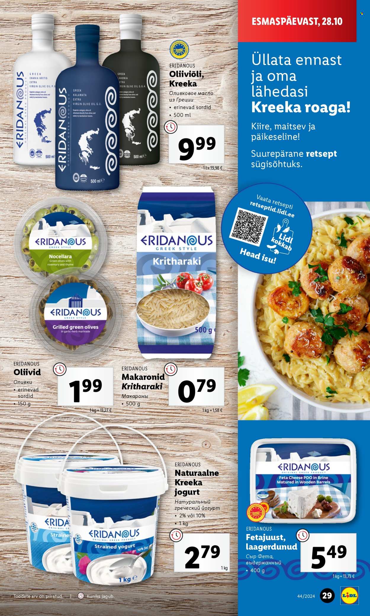 Lidl kliendileht - 28.10.2024 - 03.11.2024. Lehekülg 29