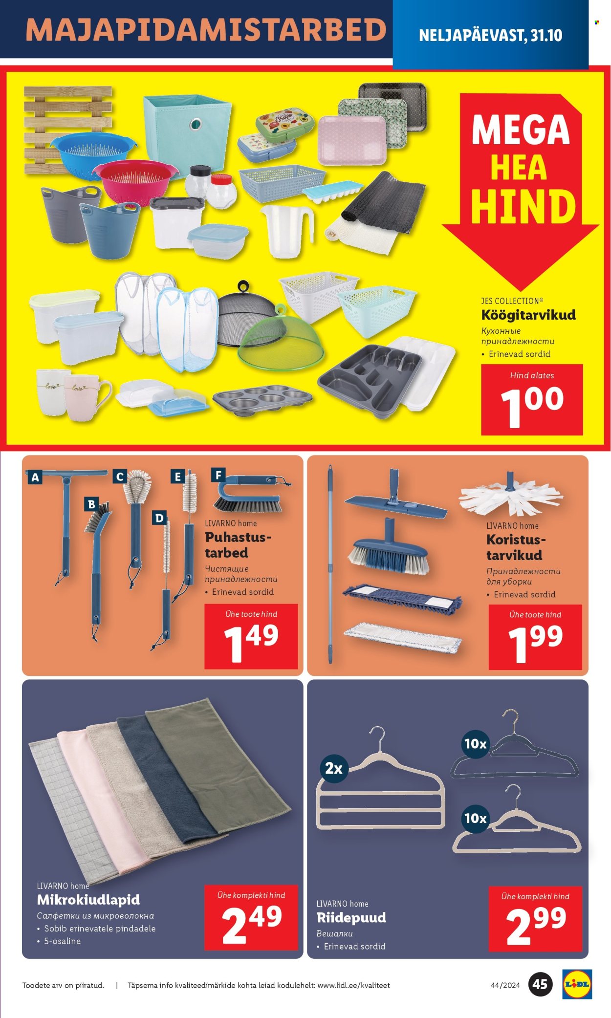 Lidl kliendileht - 28.10.2024 - 03.11.2024. Lehekülg 45