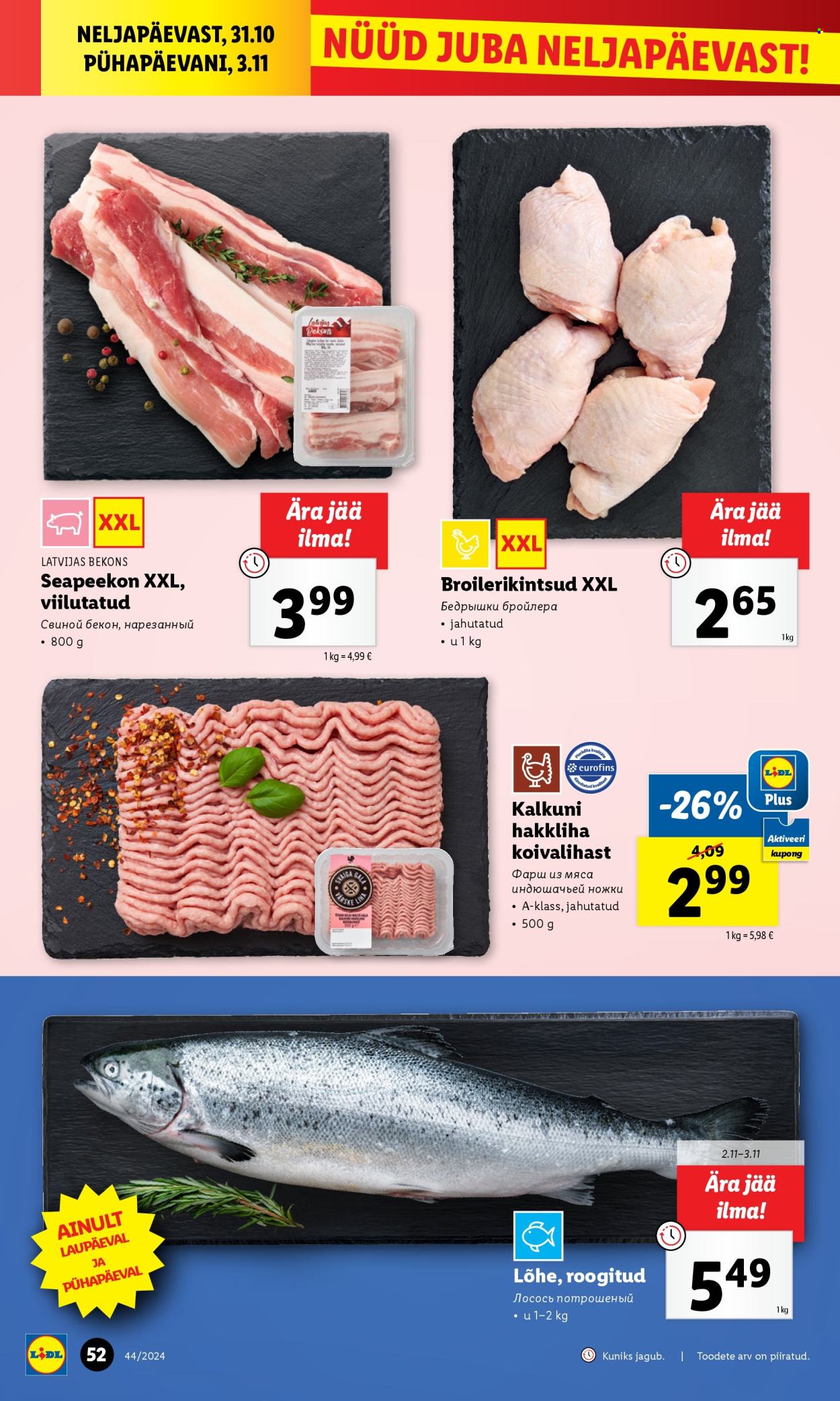 Lidl kliendileht - 28.10.2024 - 03.11.2024. Lehekülg 52