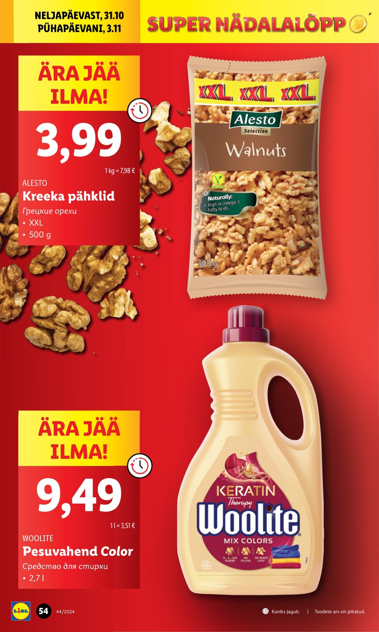 Lidl kliendileht - 28.10.2024 - 03.11.2024. Lehekülg 54