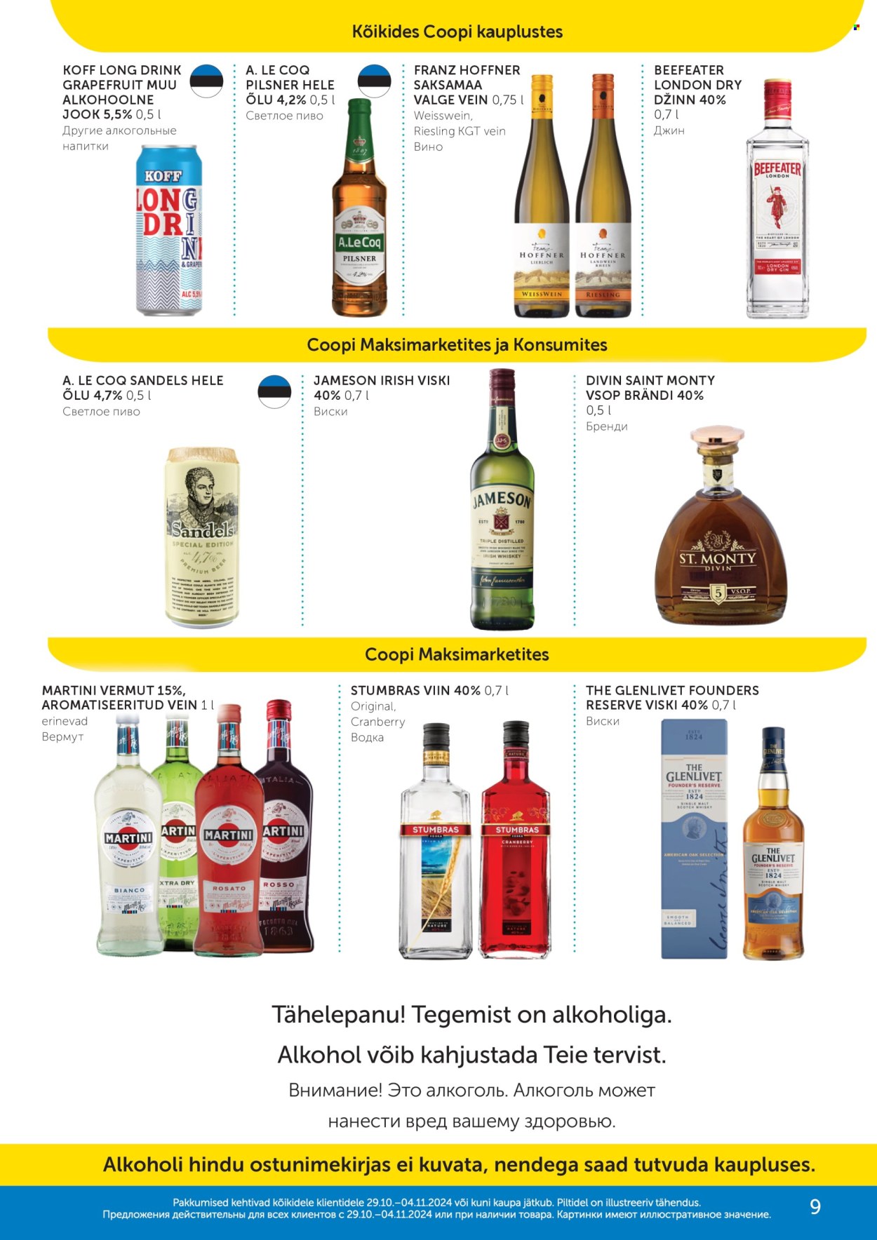 Coop kliendileht - 29.10.2024 - 04.11.2024. Lehekülg 9