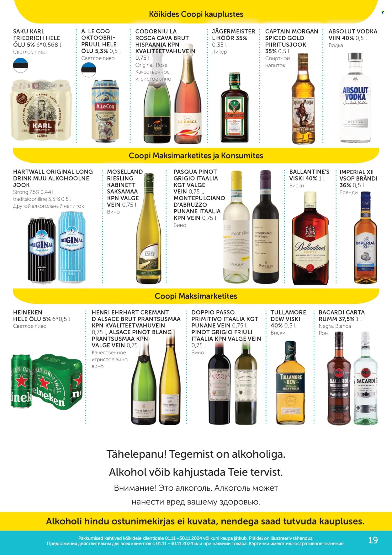 Coop kliendileht - 29.10.2024 - 04.11.2024. Lehekülg 19
