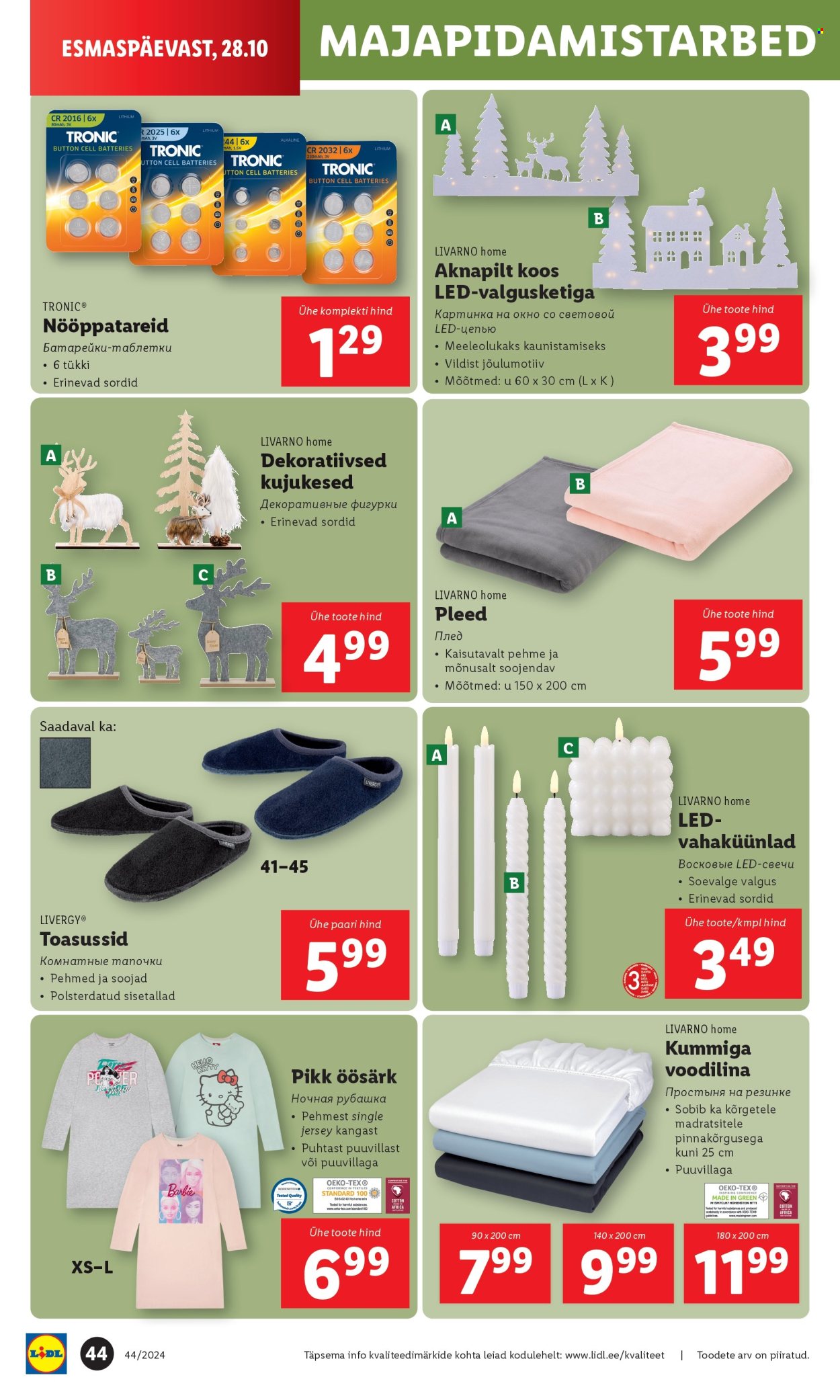 Lidl kliendileht - 31.10.2024 - 03.11.2024. Lehekülg 44