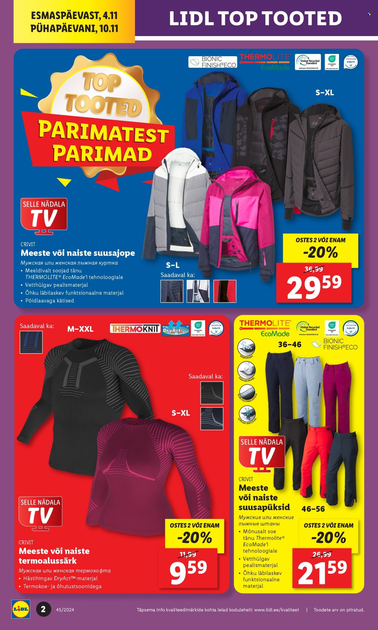 Lidl kliendileht - 04.11.2024 - 10.11.2024. Lehekülg 2