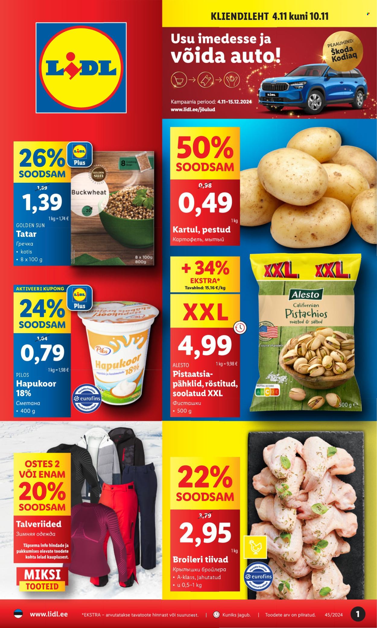 Lidl kliendileht - 04.11.2024 - 10.11.2024. Lehekülg 1