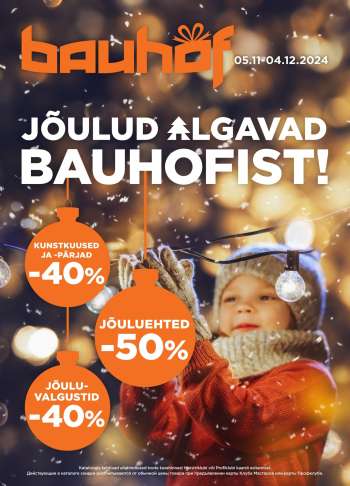 Kaupluse Bauhof kliendileht - 05.11.2024 - 04.12.2024.