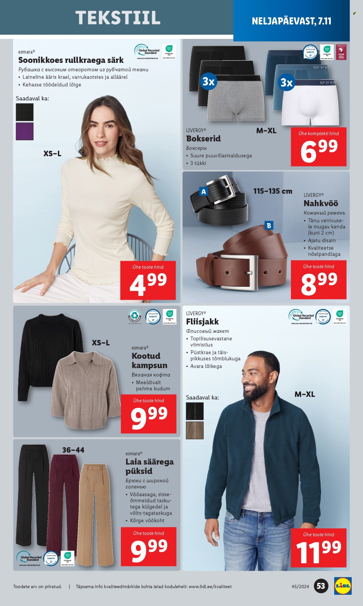 Lidl kliendileht - 07.11.2024 - 10.11.2024. Lehekülg 53