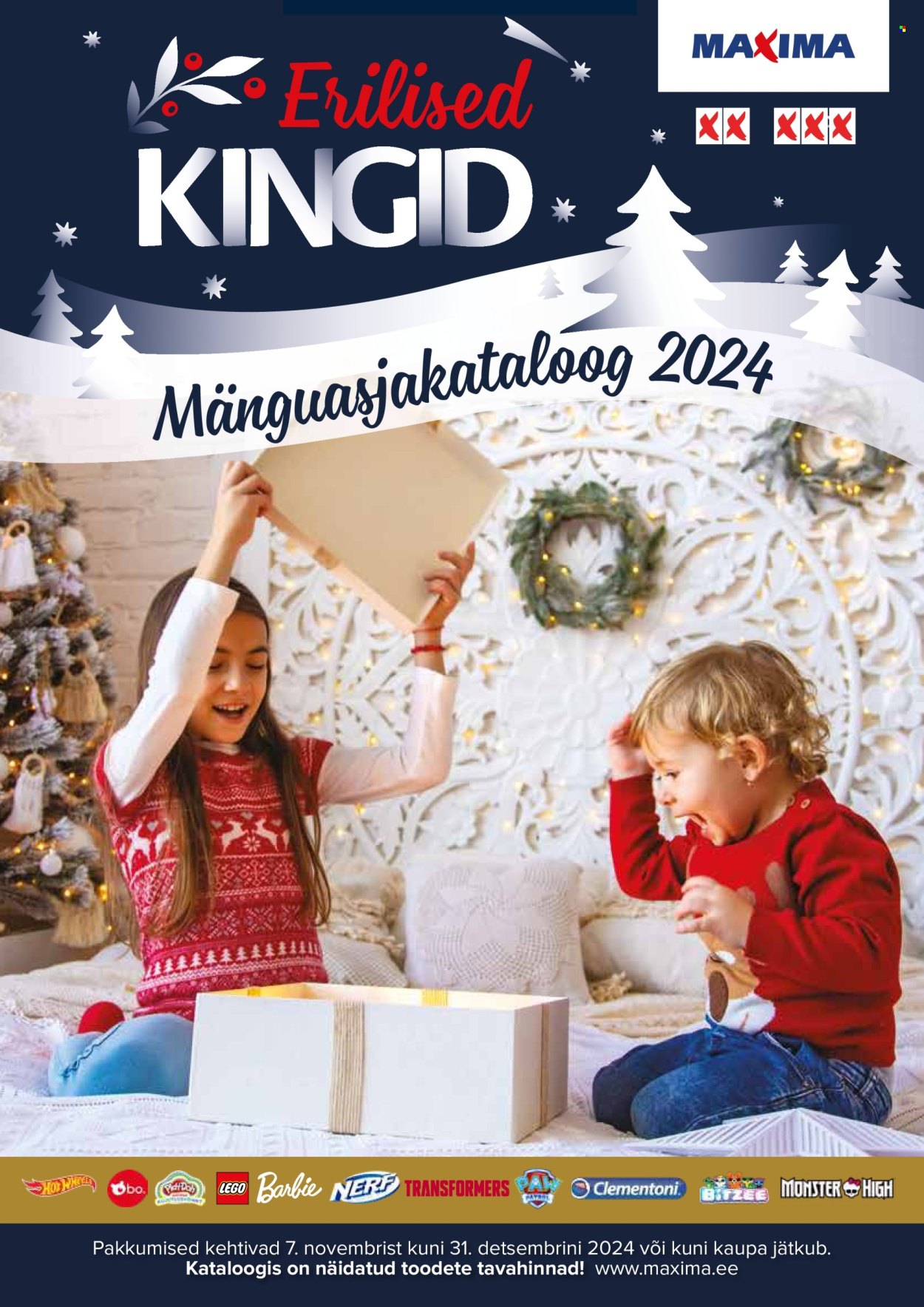 Maxima kliendileht - 07.11.2024 - 31.12.2024. Lehekülg 1