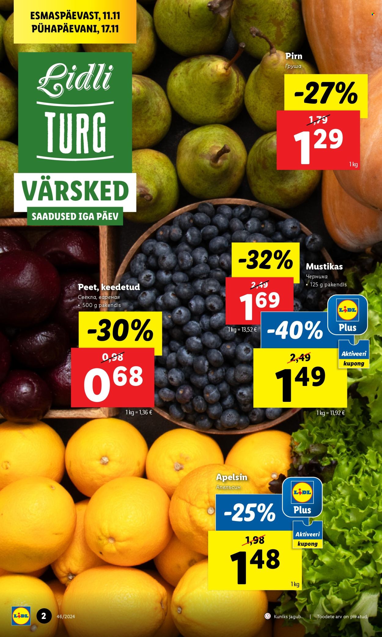 Lidl kliendileht - 11.11.2024 - 17.11.2024. Lehekülg 2