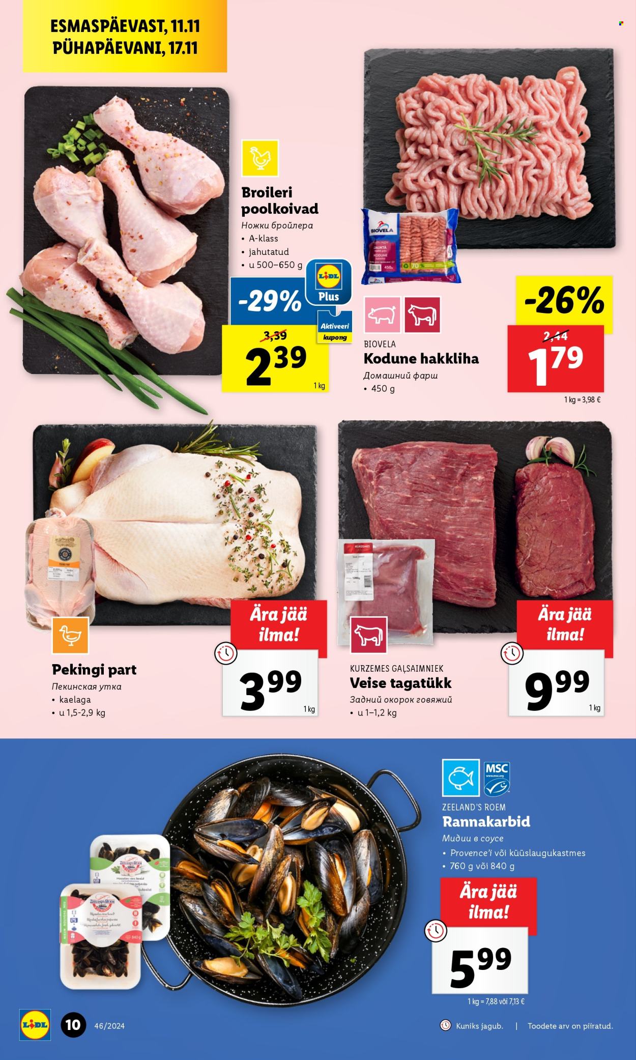 Lidl kliendileht - 11.11.2024 - 17.11.2024. Lehekülg 10
