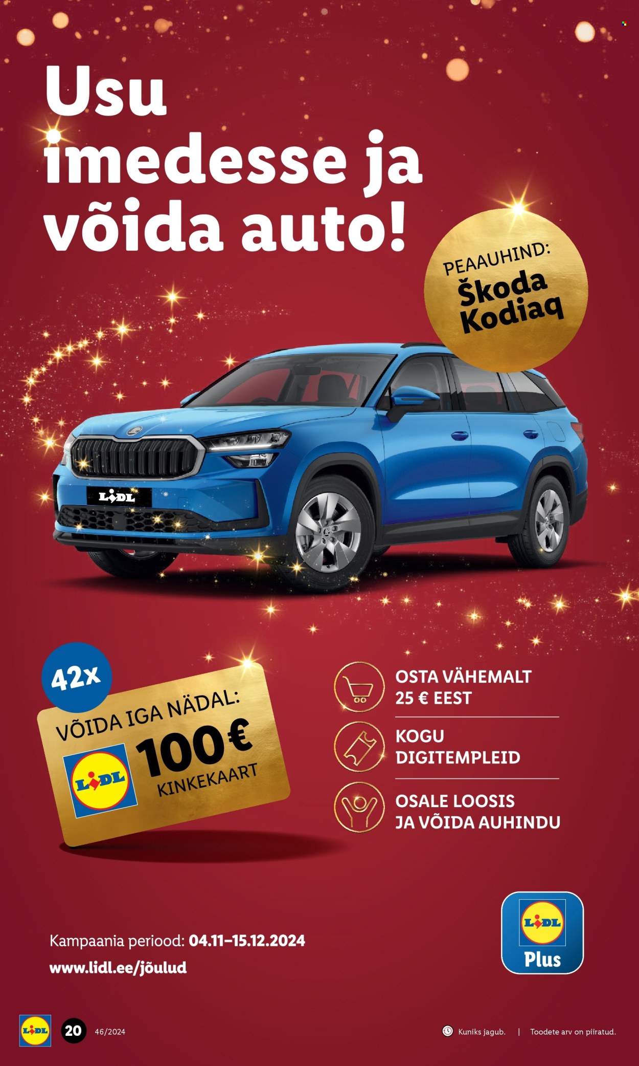 Lidl kliendileht - 11.11.2024 - 17.11.2024. Lehekülg 20