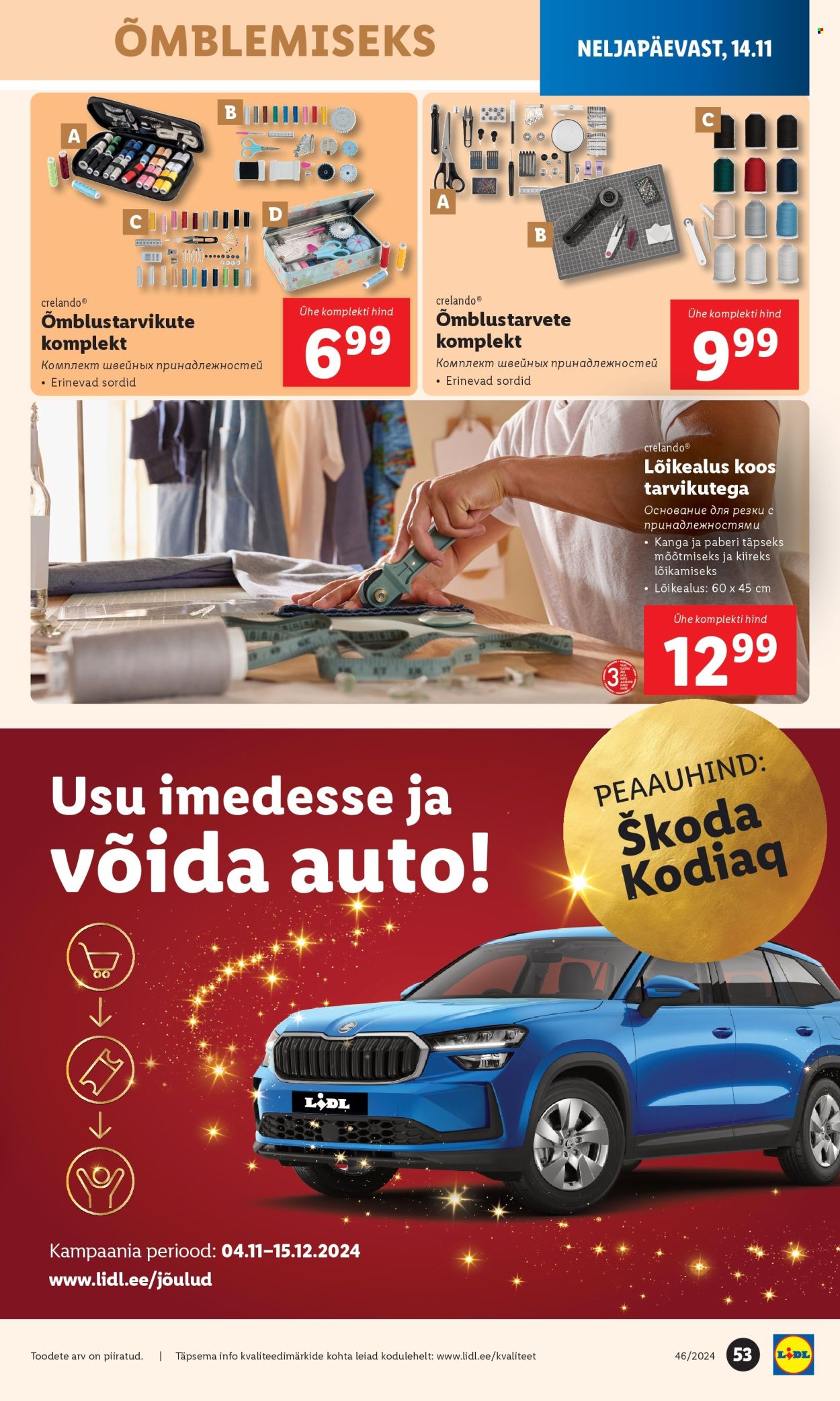 Lidl kliendileht - 11.11.2024 - 17.11.2024. Lehekülg 53