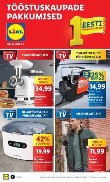 Kaupluse Lidl kliendileht - 11.11.2024 - 17.11.2024.