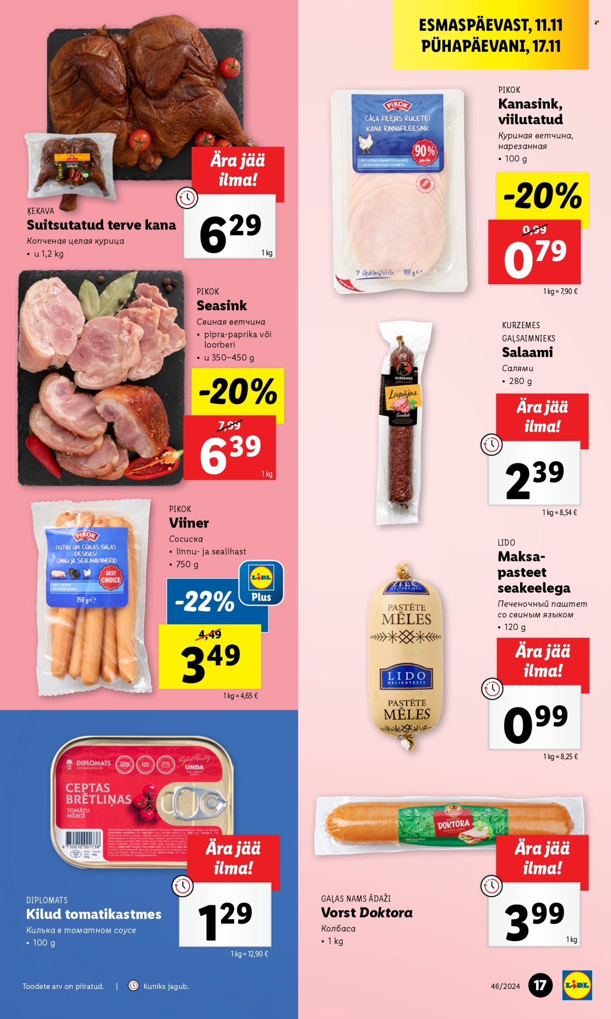 Lidl kliendileht - 14.11.2024 - 17.11.2024. Lehekülg 17
