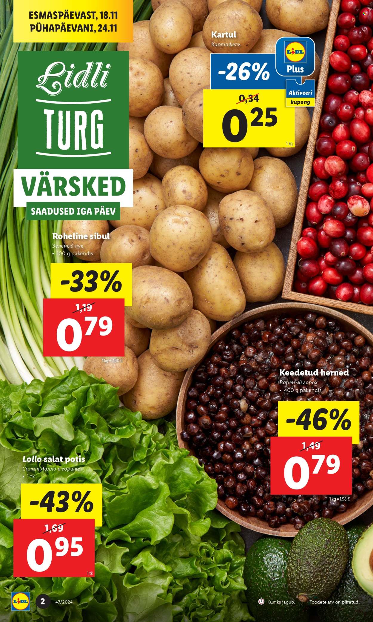 Lidl kliendileht - 18.11.2024 - 24.11.2024. Lehekülg 2