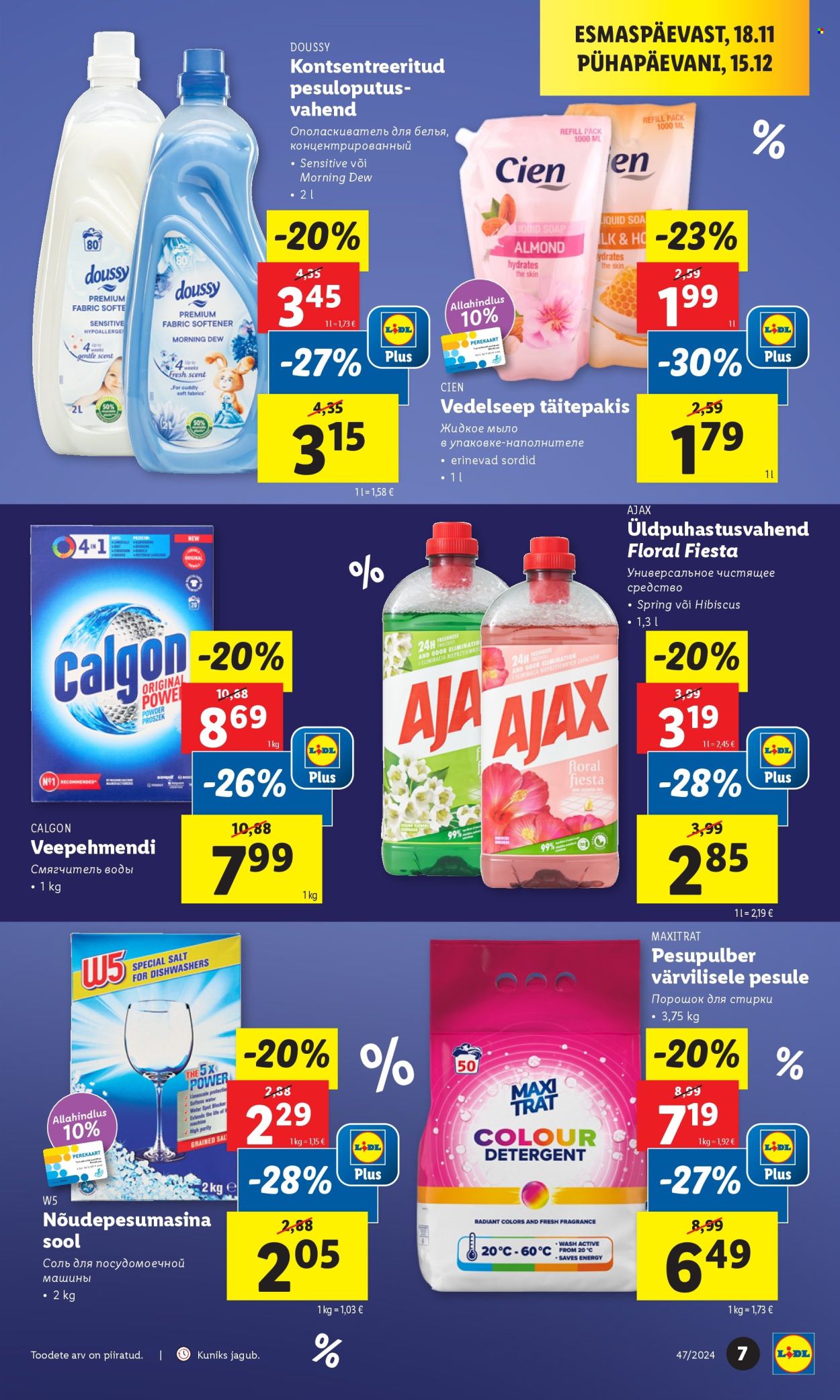 Lidl kliendileht - 18.11.2024 - 24.11.2024. Lehekülg 7