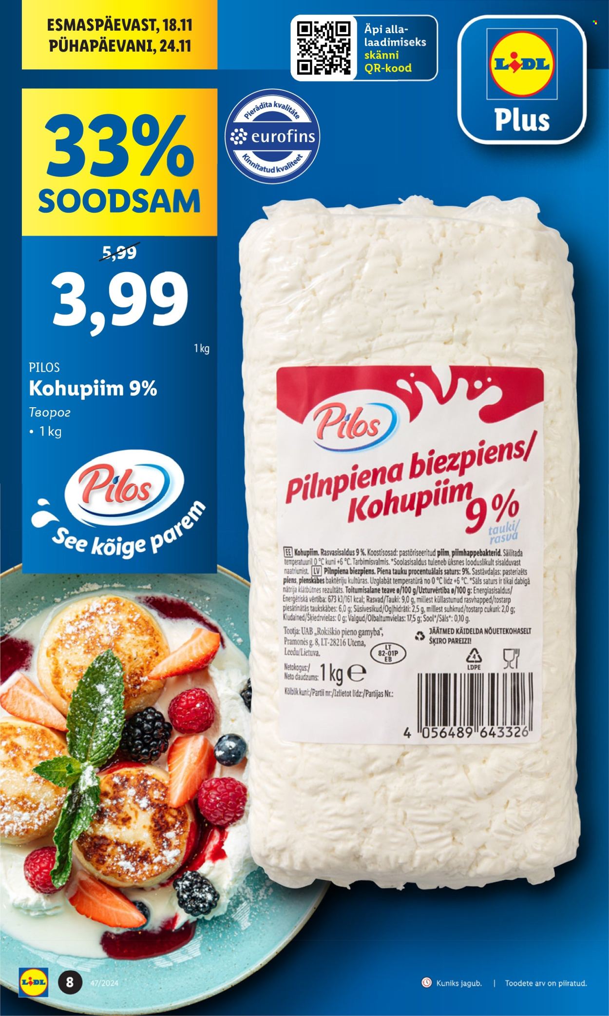 Lidl kliendileht - 18.11.2024 - 24.11.2024. Lehekülg 8