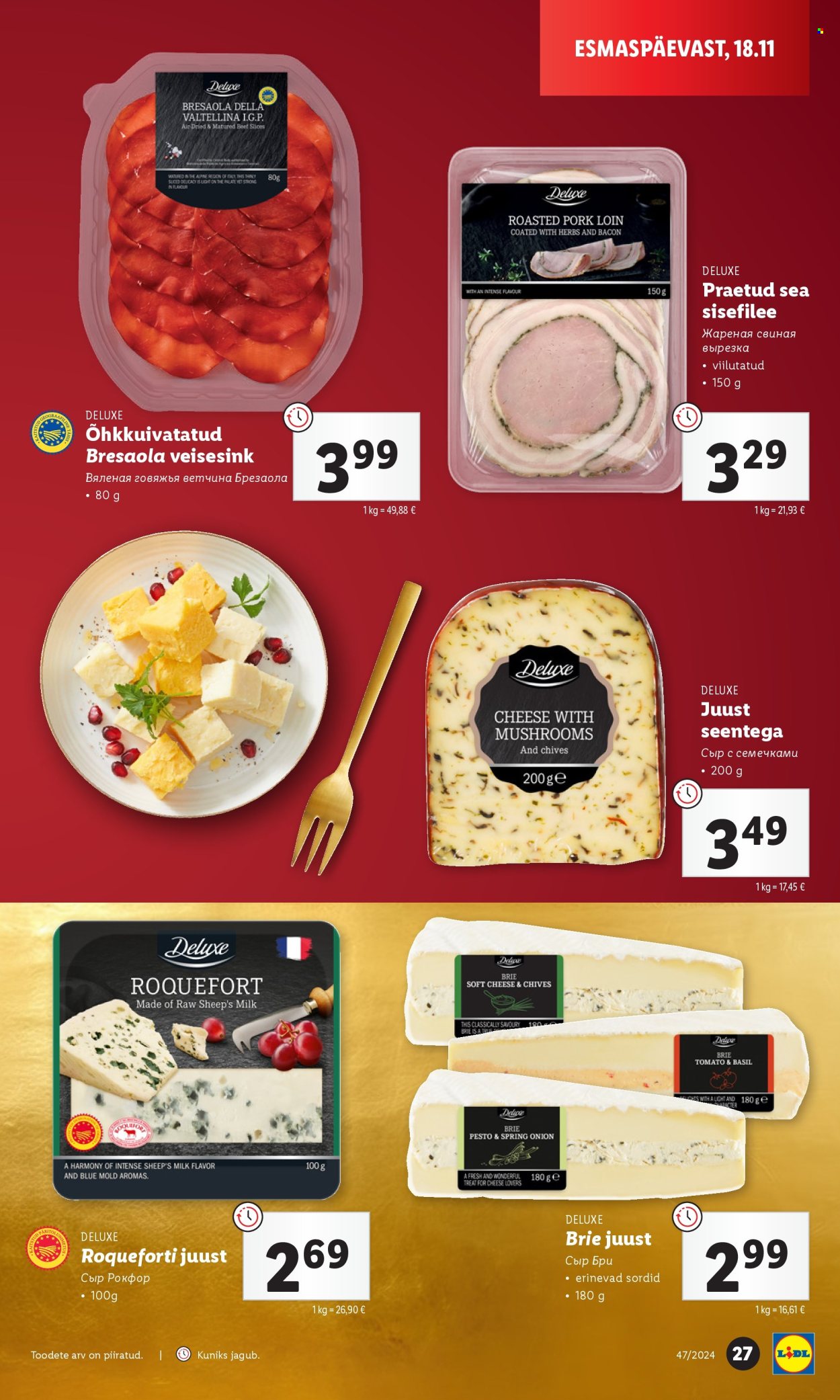 Lidl kliendileht - 18.11.2024 - 24.11.2024. Lehekülg 27