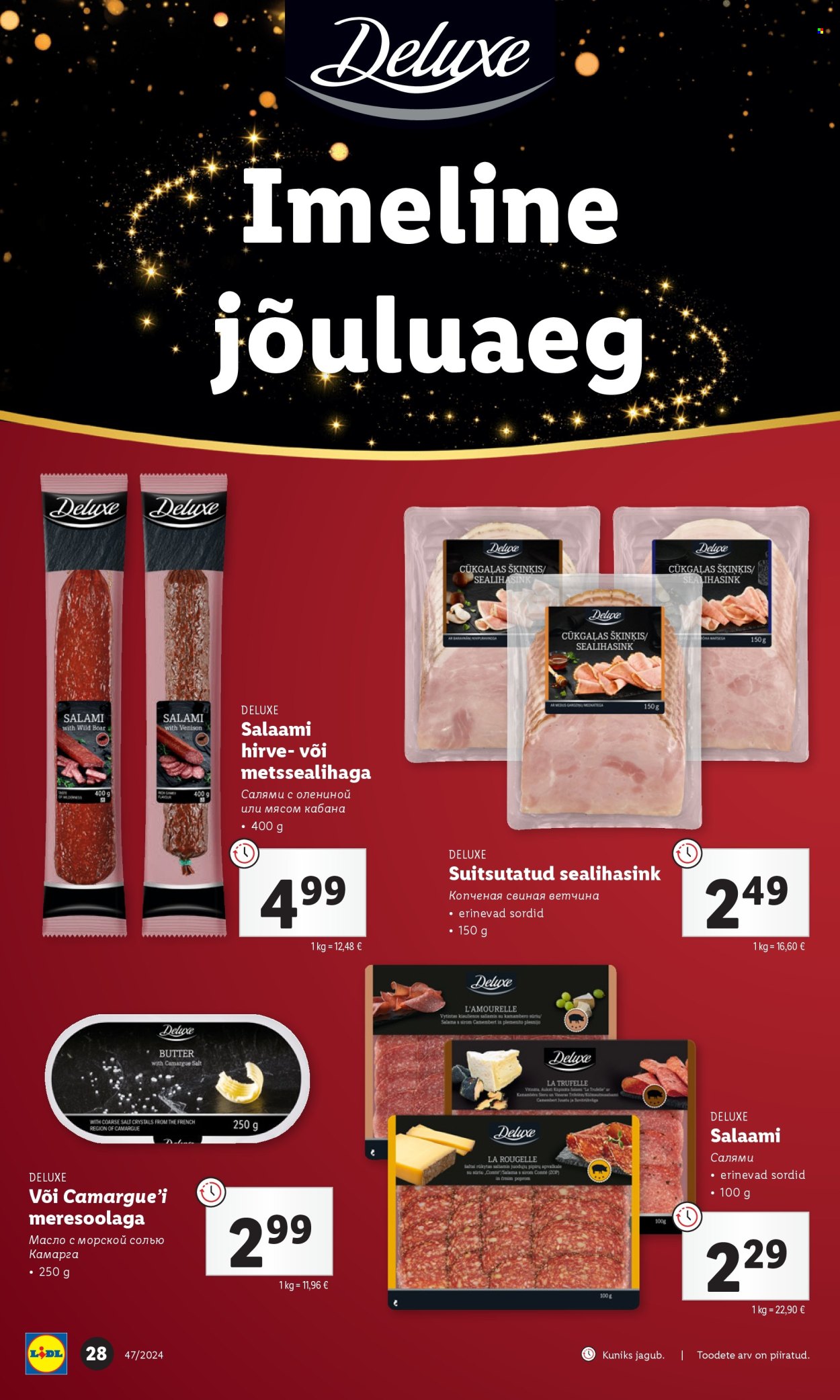 Lidl kliendileht - 18.11.2024 - 24.11.2024. Lehekülg 28