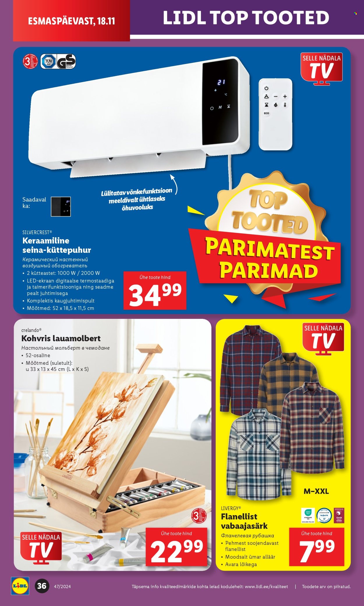 Lidl kliendileht - 18.11.2024 - 24.11.2024. Lehekülg 36