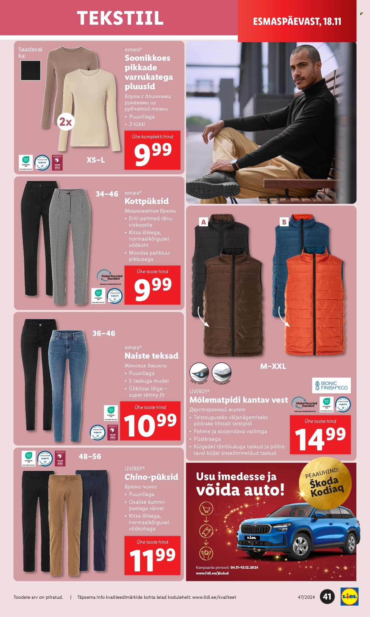 Lidl kliendileht - 18.11.2024 - 24.11.2024. Lehekülg 41