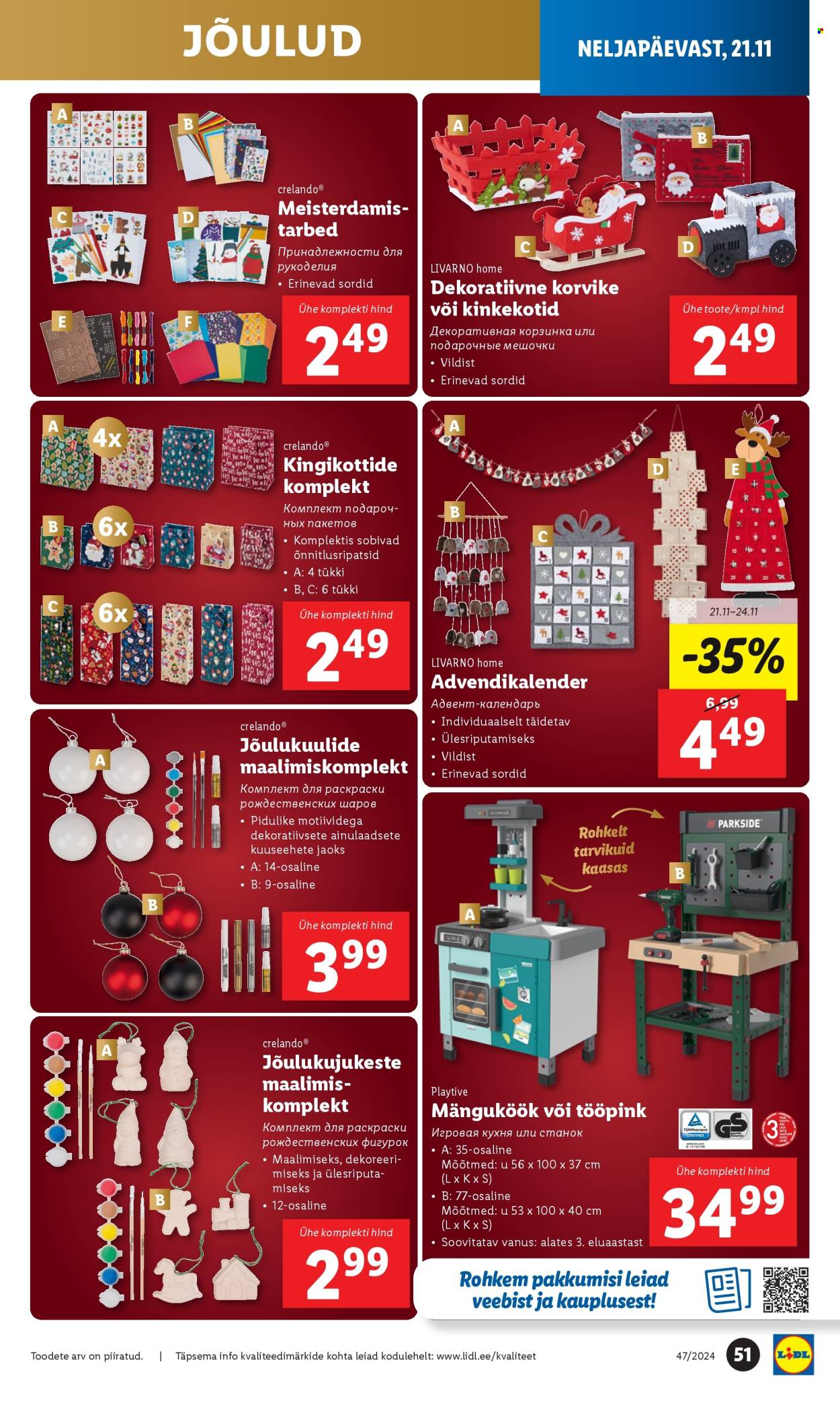 Lidl kliendileht - 18.11.2024 - 24.11.2024. Lehekülg 51