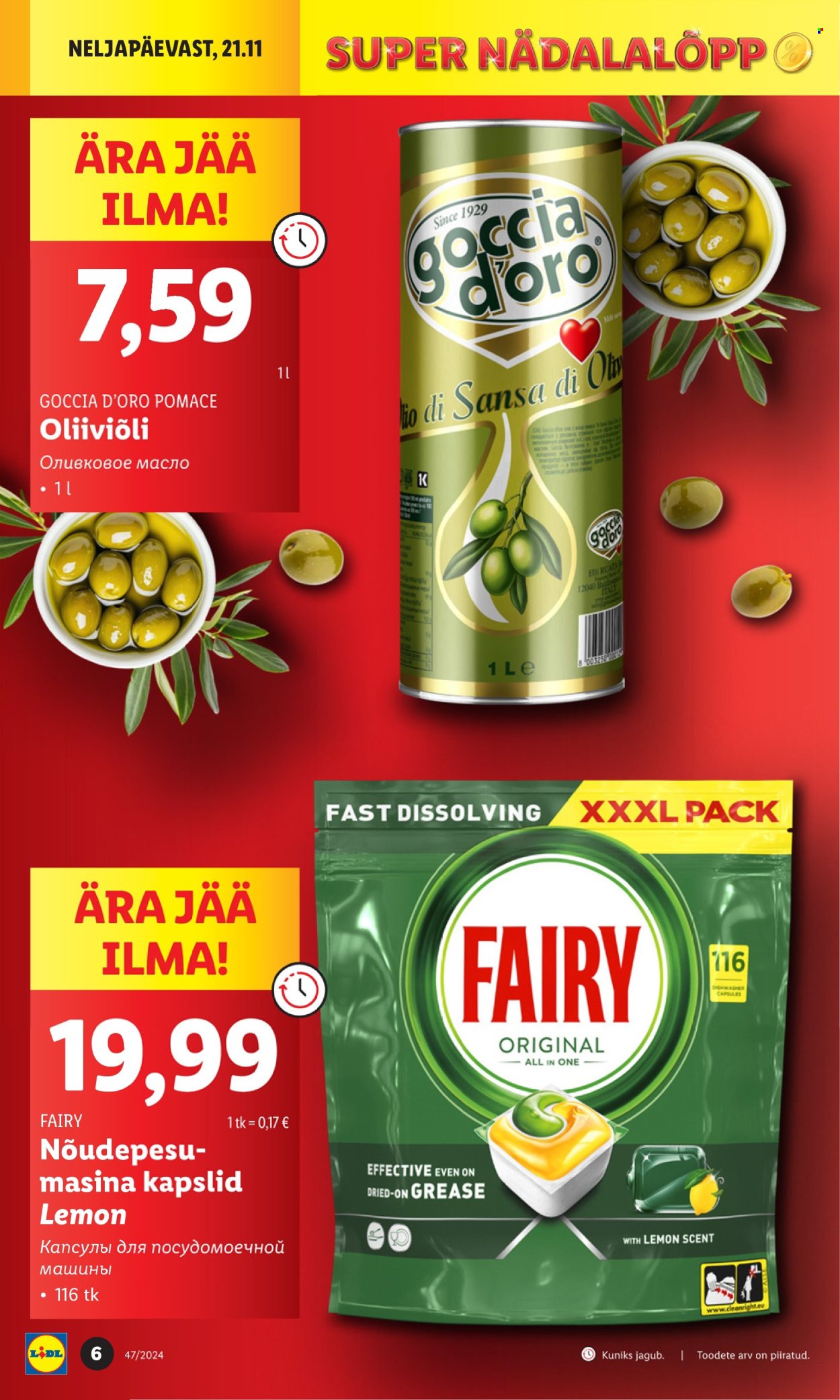 Lidl kliendileht - 21.11.2024 - 24.11.2024. Lehekülg 6