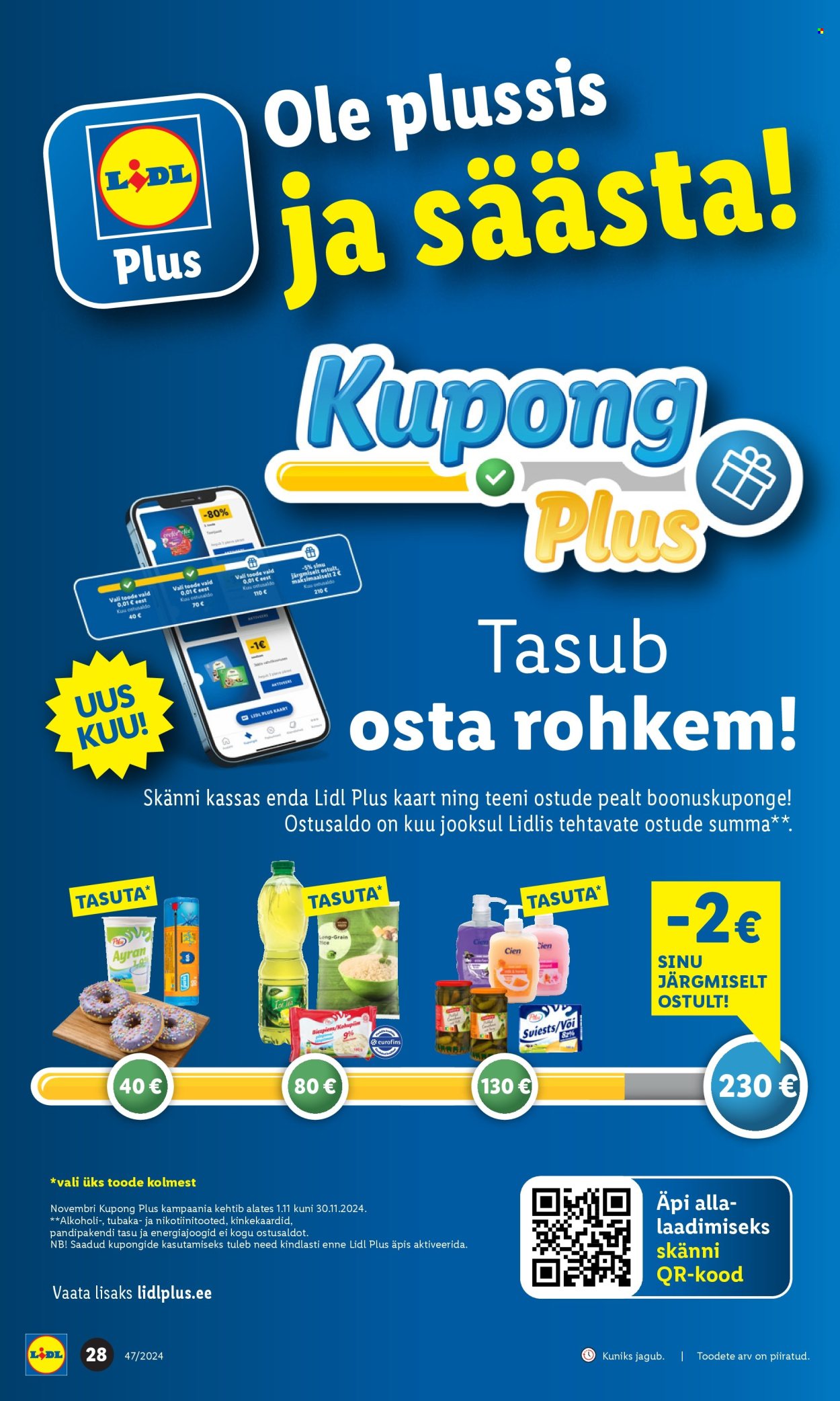 Lidl kliendileht - 21.11.2024 - 24.11.2024. Lehekülg 28