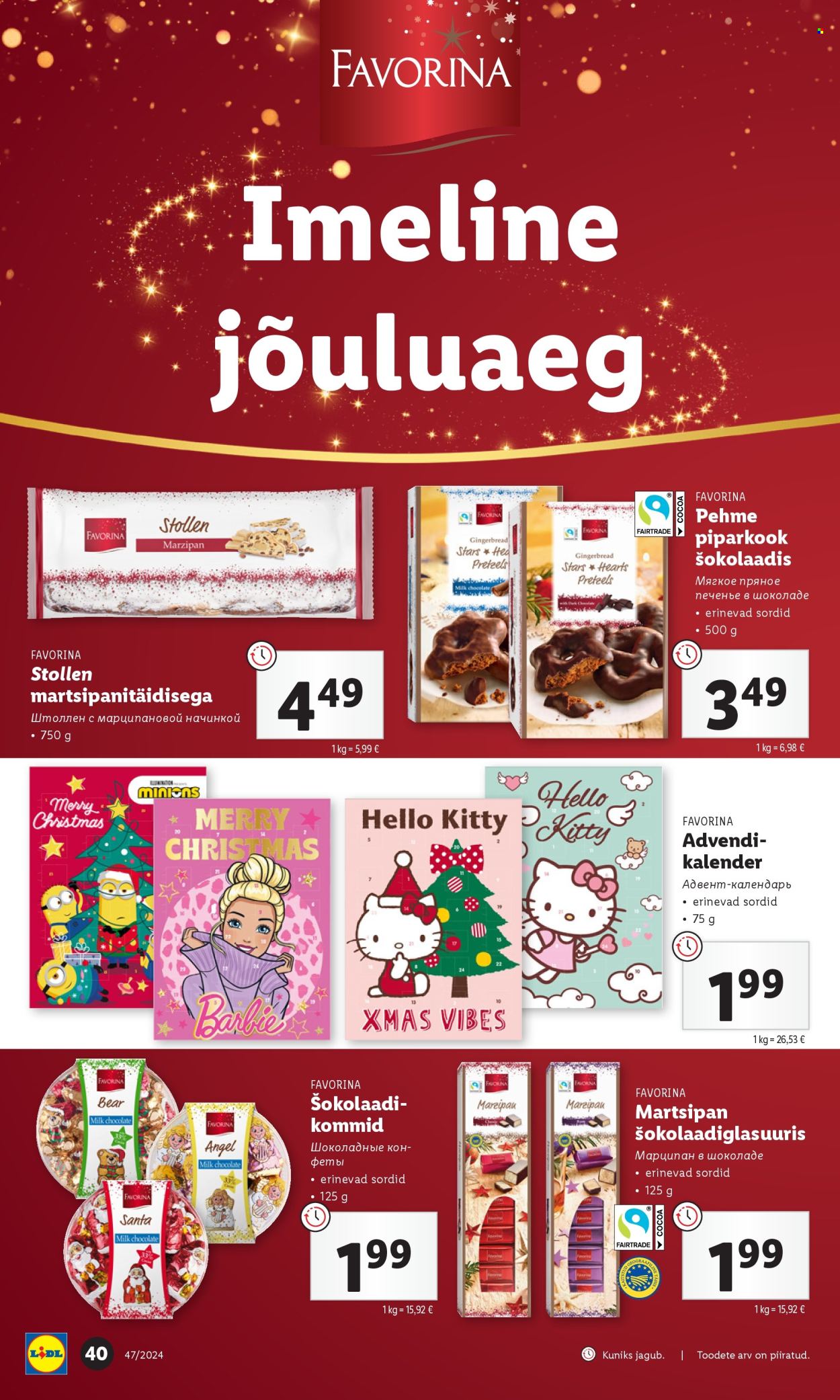 Lidl kliendileht - 21.11.2024 - 24.11.2024. Lehekülg 40