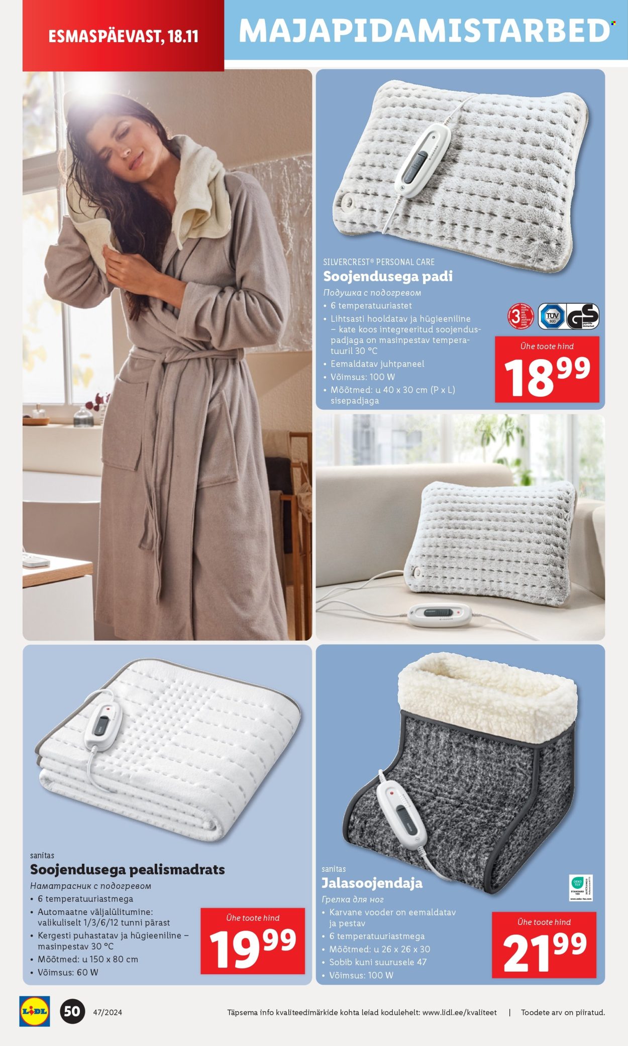 Lidl kliendileht - 21.11.2024 - 24.11.2024. Lehekülg 50