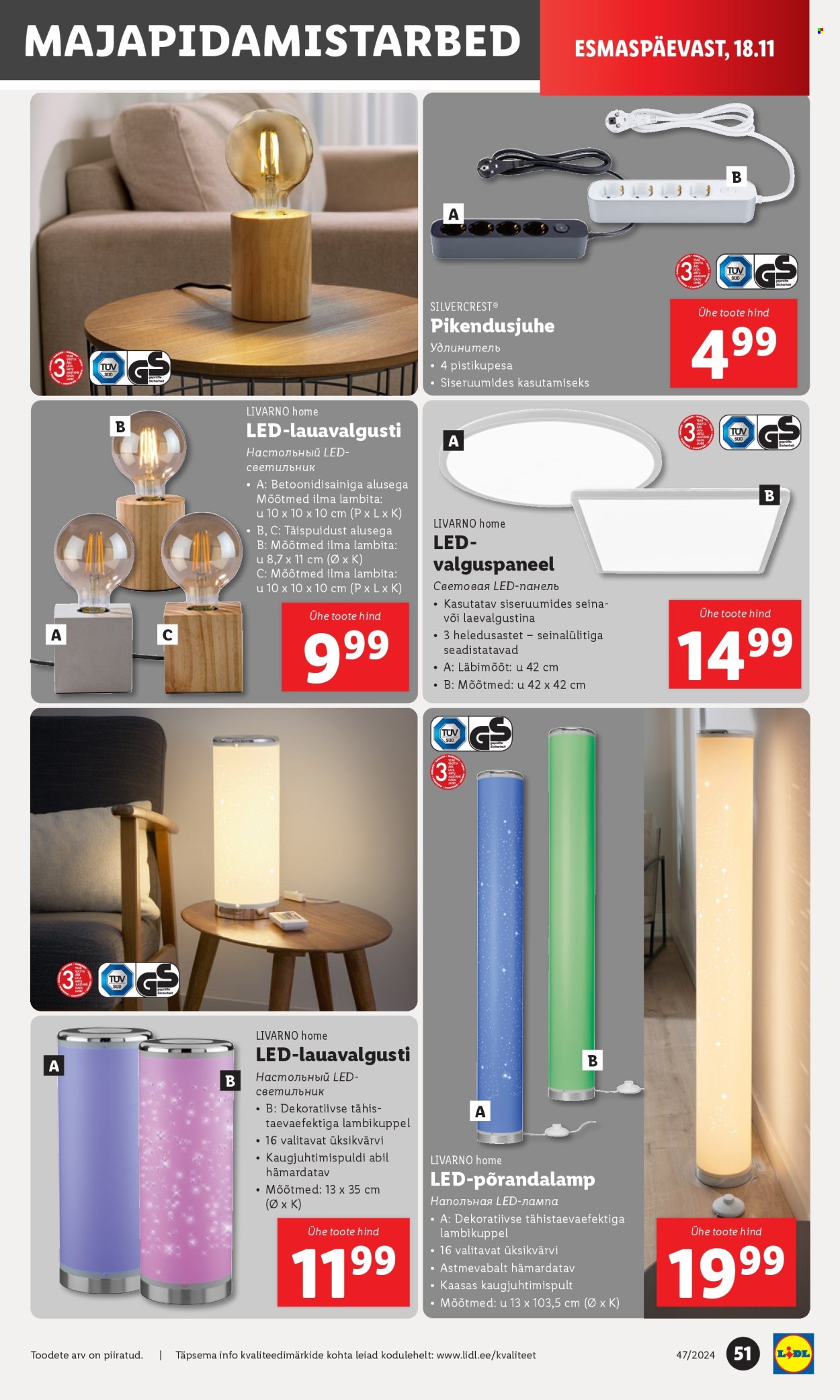 Lidl kliendileht - 21.11.2024 - 24.11.2024. Lehekülg 51
