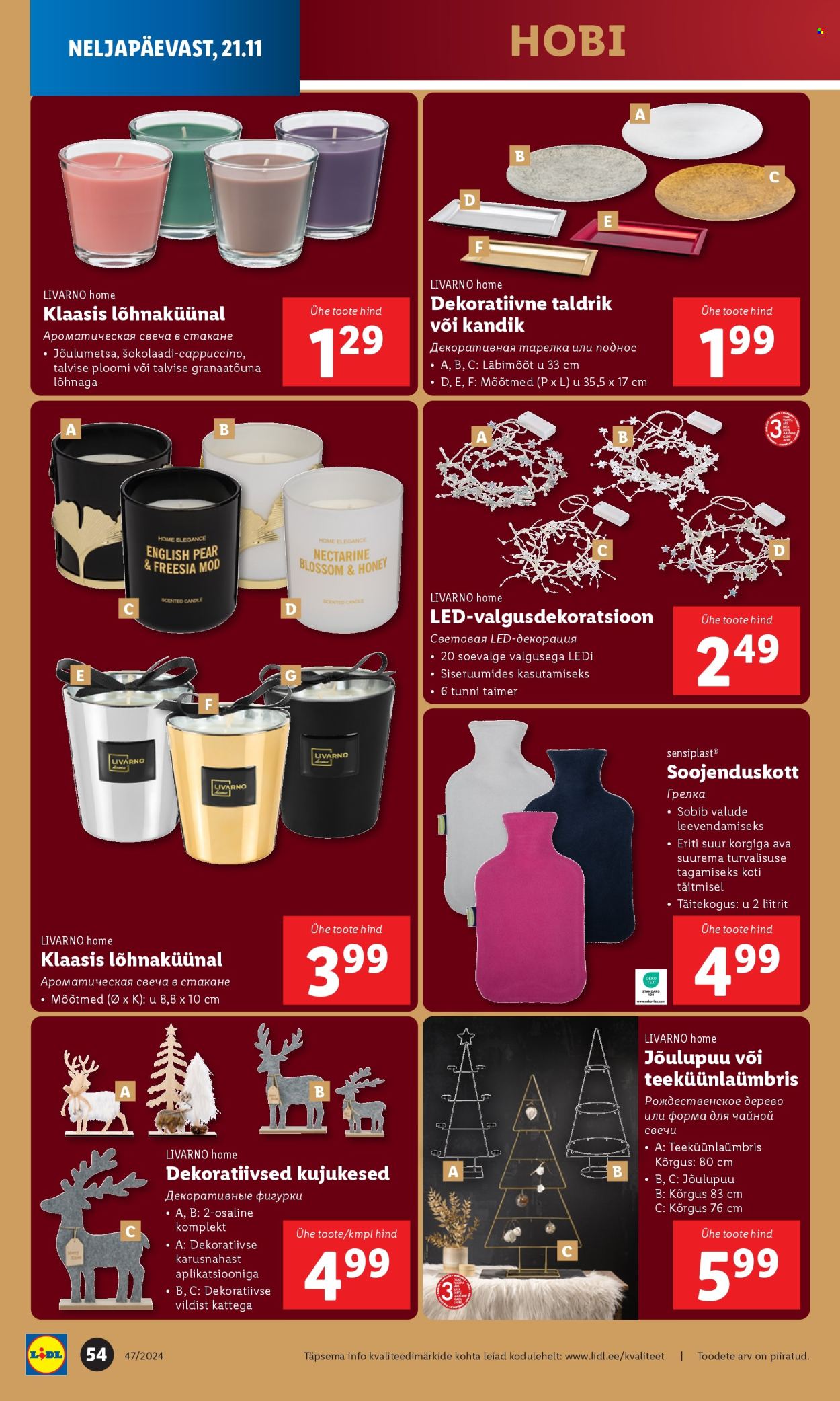 Lidl kliendileht - 21.11.2024 - 24.11.2024. Lehekülg 54
