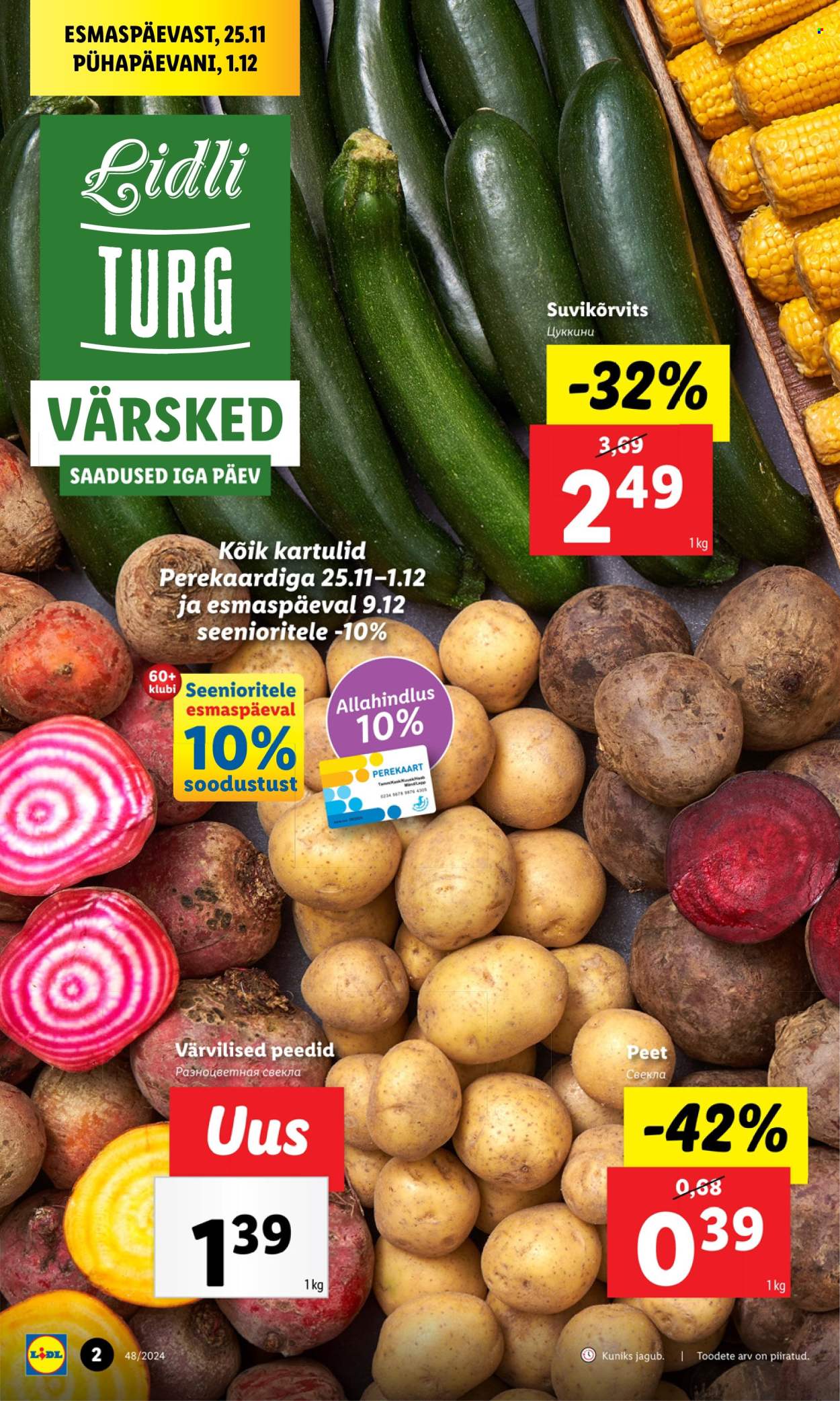 Lidl kliendileht - 25.11.2024 - 01.12.2024. Lehekülg 2
