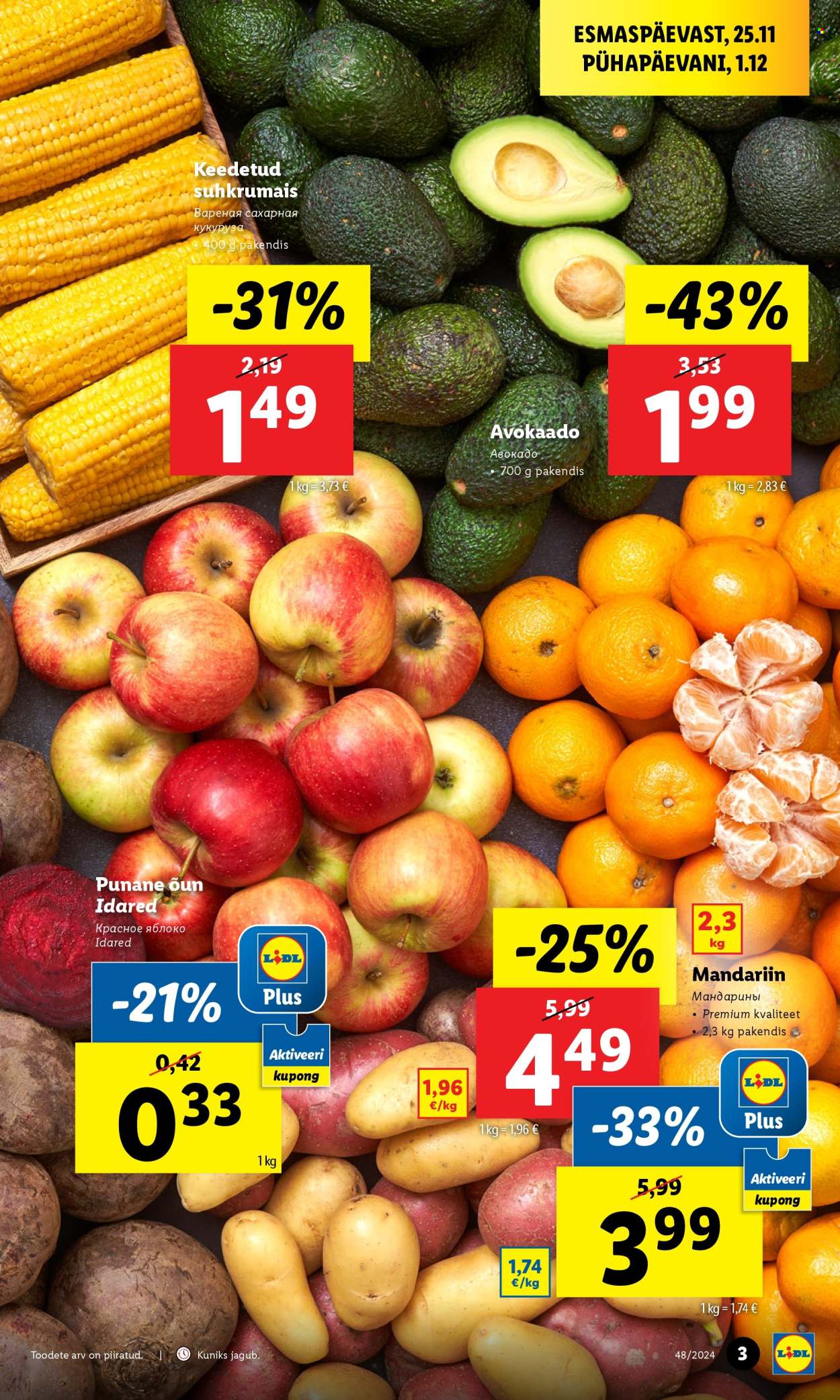 Lidl kliendileht - 25.11.2024 - 01.12.2024. Lehekülg 3