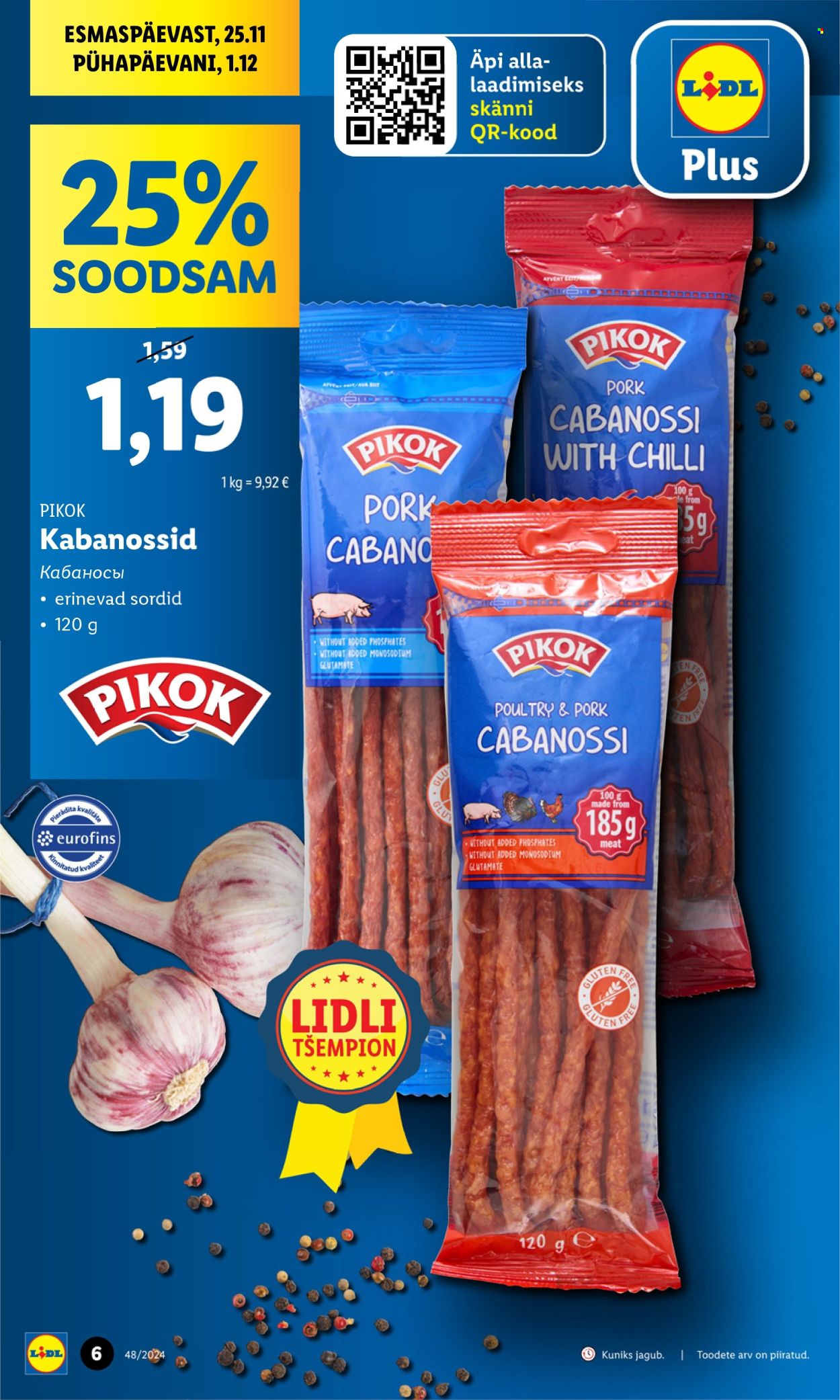 Lidl kliendileht - 25.11.2024 - 01.12.2024. Lehekülg 6