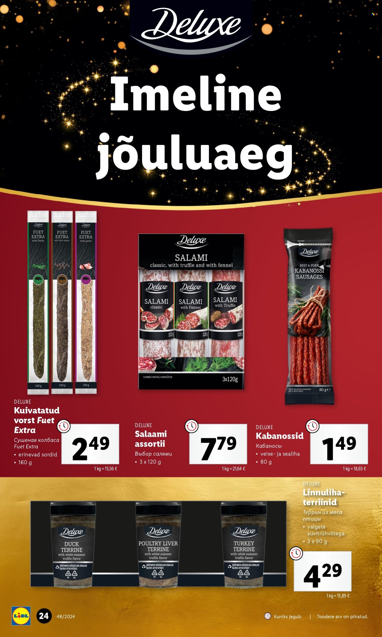 Lidl kliendileht - 25.11.2024 - 01.12.2024. Lehekülg 24