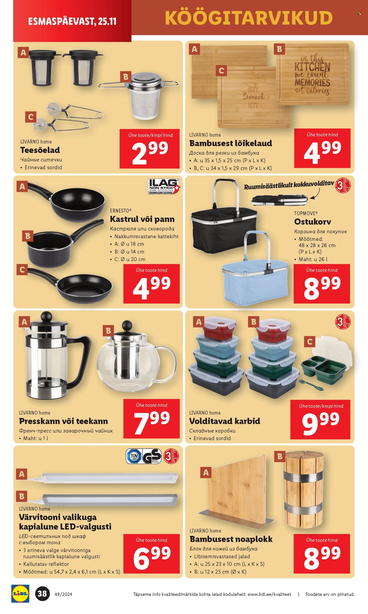 Lidl kliendileht - 25.11.2024 - 01.12.2024. Lehekülg 38