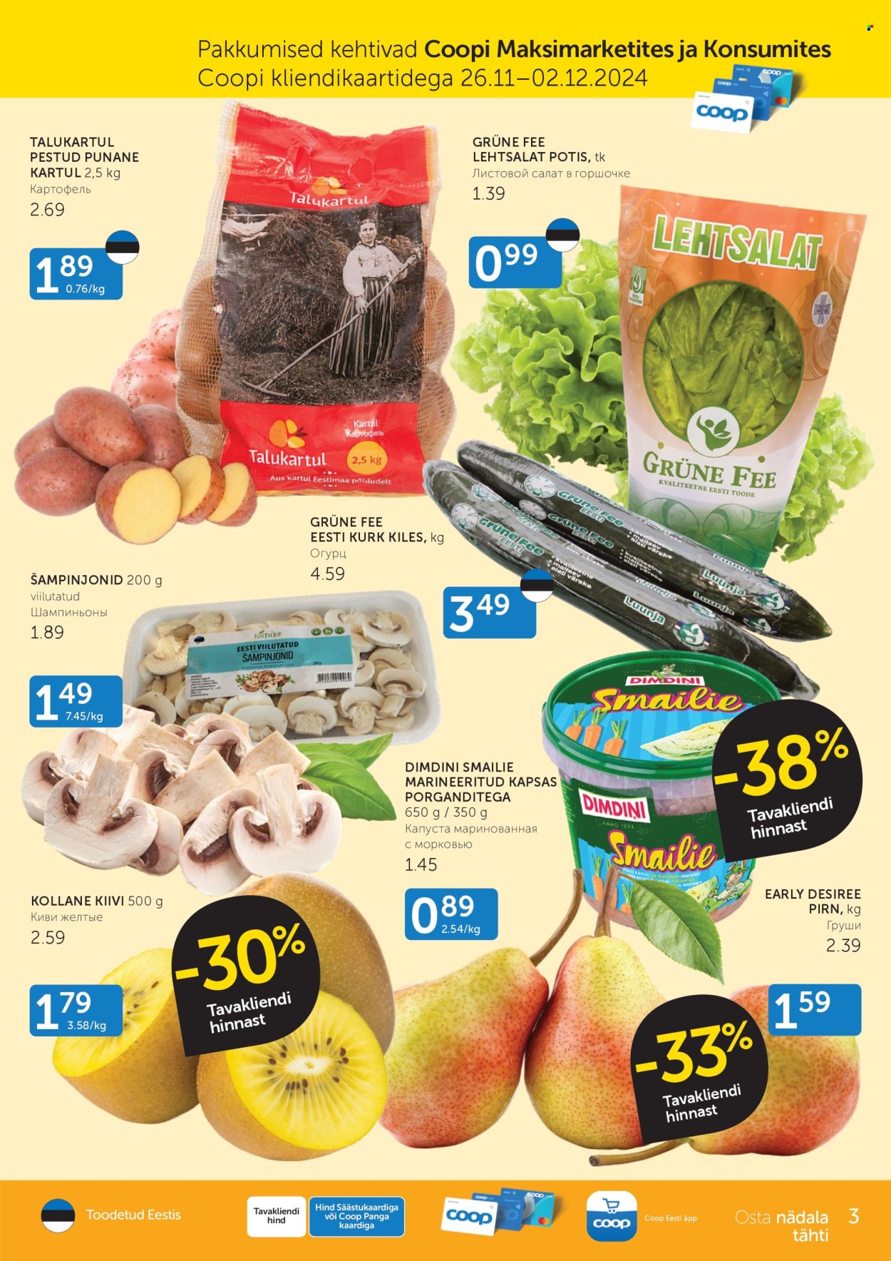 Coop kliendileht - 26.11.2024 - 02.12.2024. Lehekülg 3