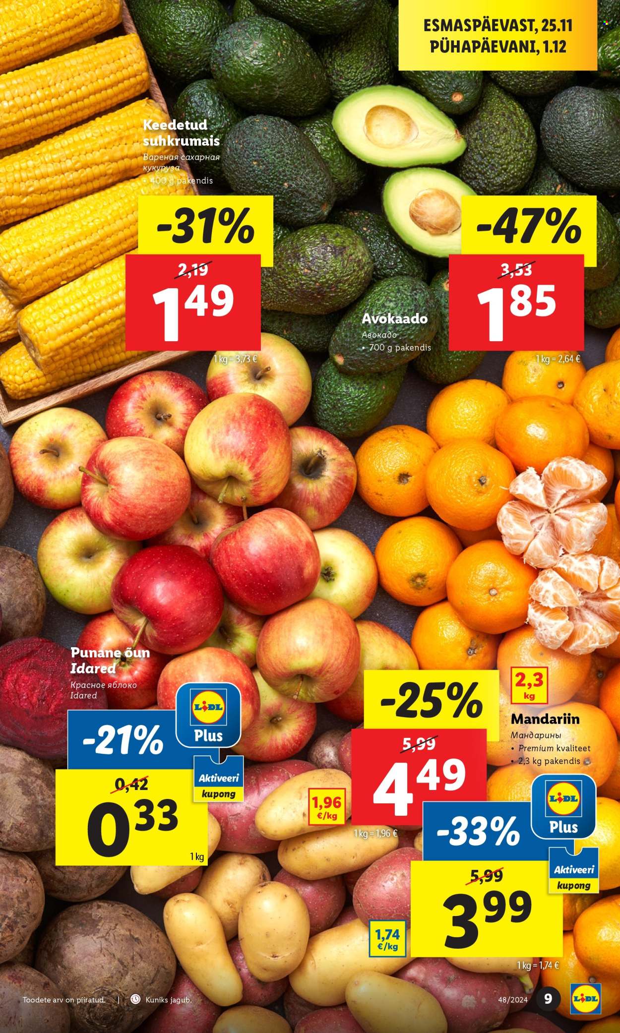 Lidl kliendileht - 28.11.2024 - 01.12.2024. Lehekülg 9