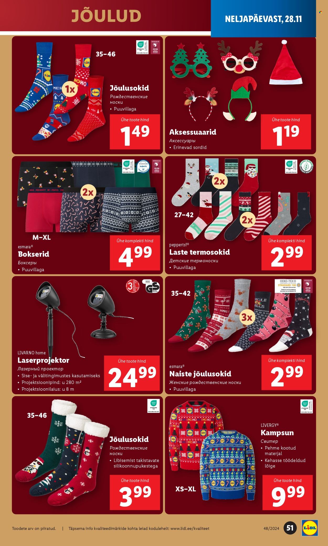 Lidl kliendileht - 28.11.2024 - 01.12.2024. Lehekülg 51