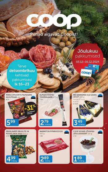 Kaupluse Coop kliendileht - 03.12.2024 - 09.12.2024.