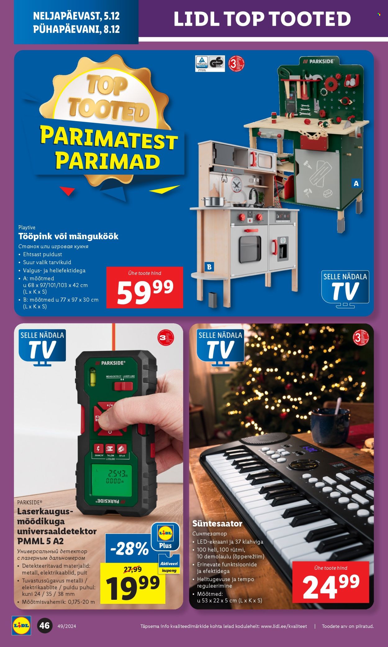 Lidl kliendileht - 05.12.2024 - 08.12.2024. Lehekülg 46