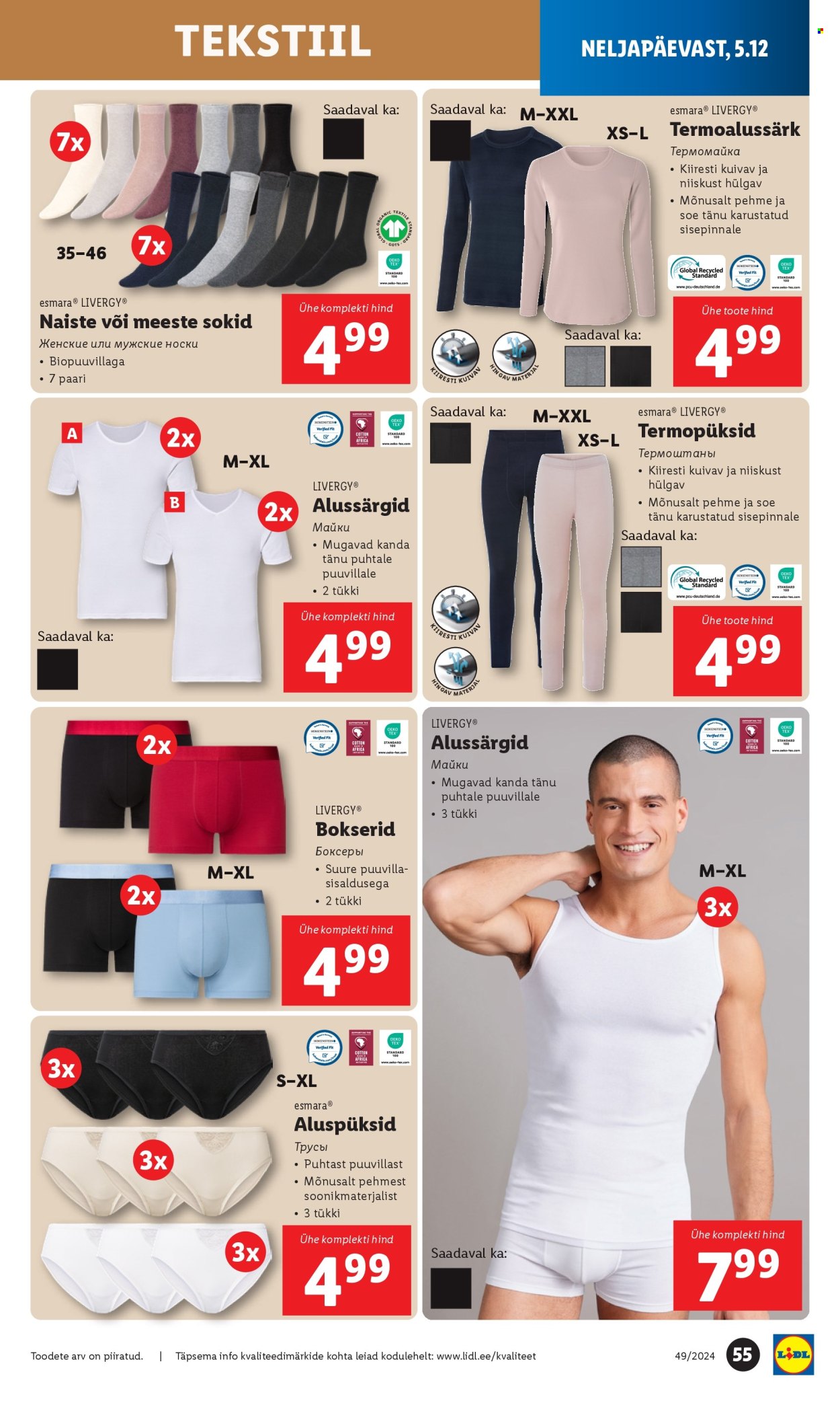 Lidl kliendileht - 05.12.2024 - 08.12.2024. Lehekülg 55